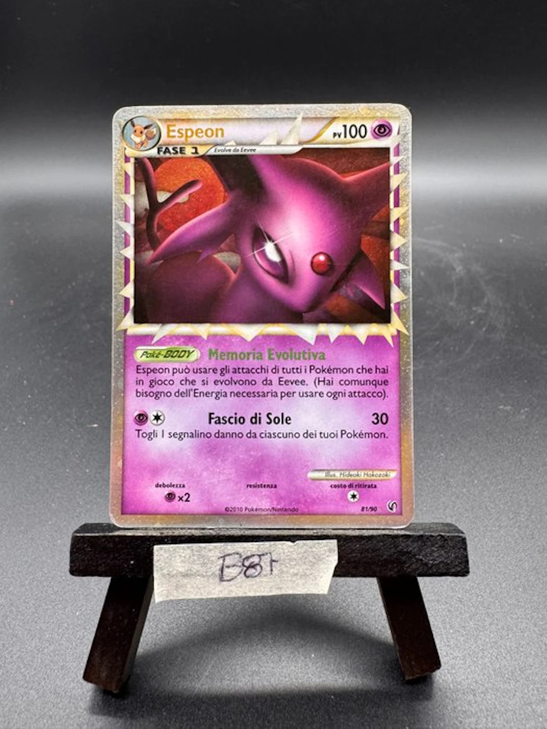 Pokémon - 1 Card - Espeon 81/90 Foil - Various sets