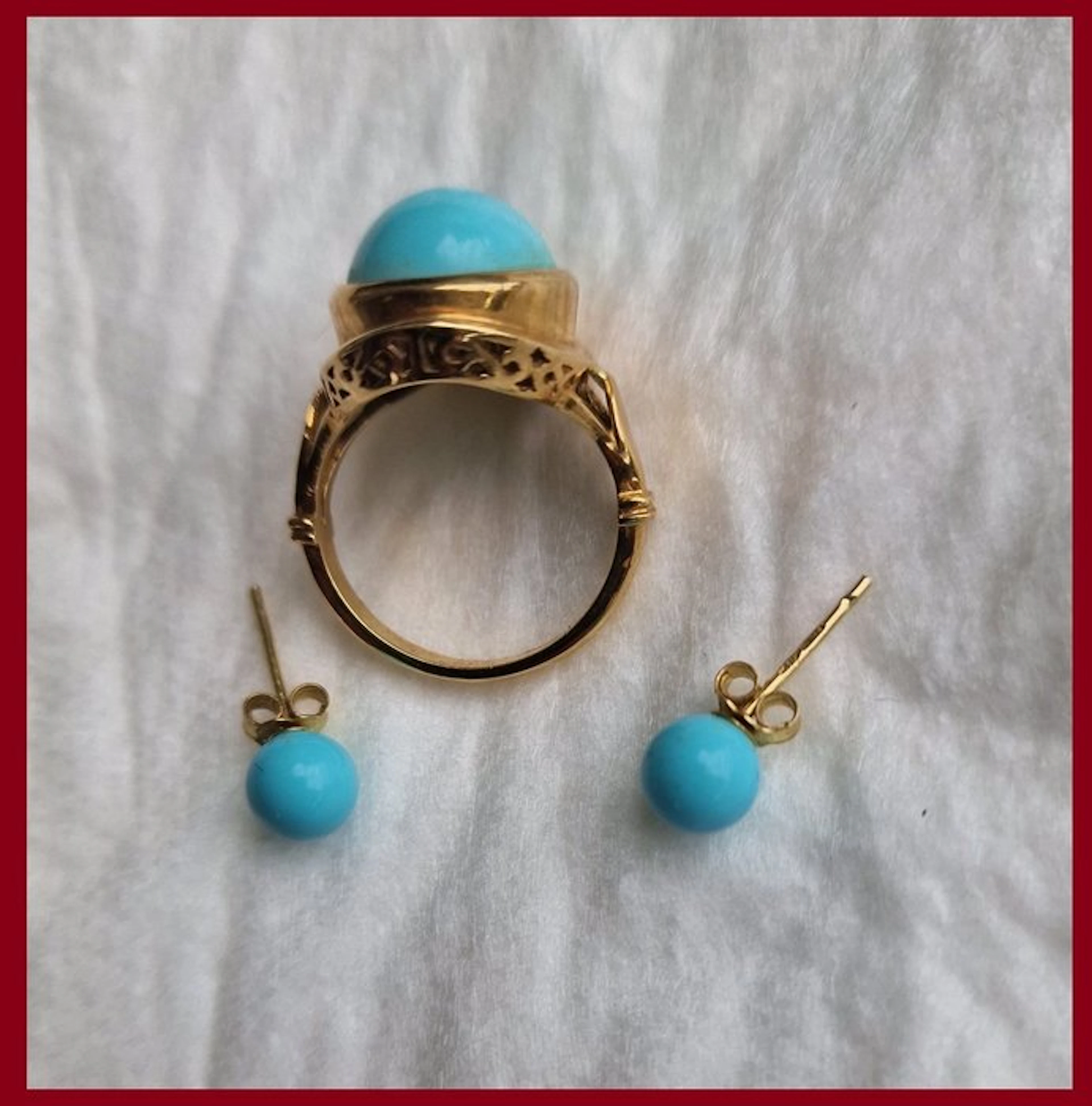 Parure - 18 kt. Yellow gold