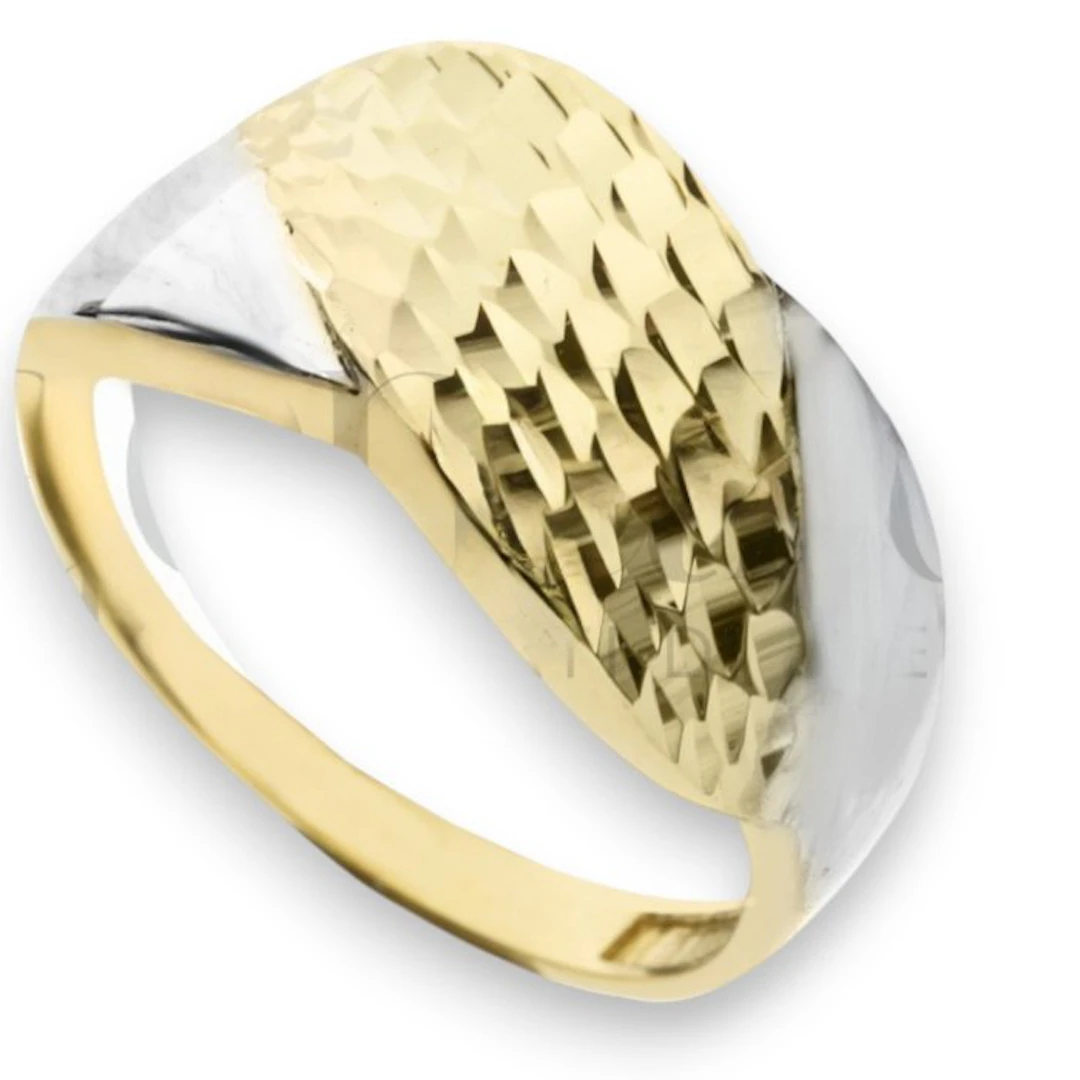 Ring - 18 kt. Yellow gold, White gold - Ring 18k 4.3 g