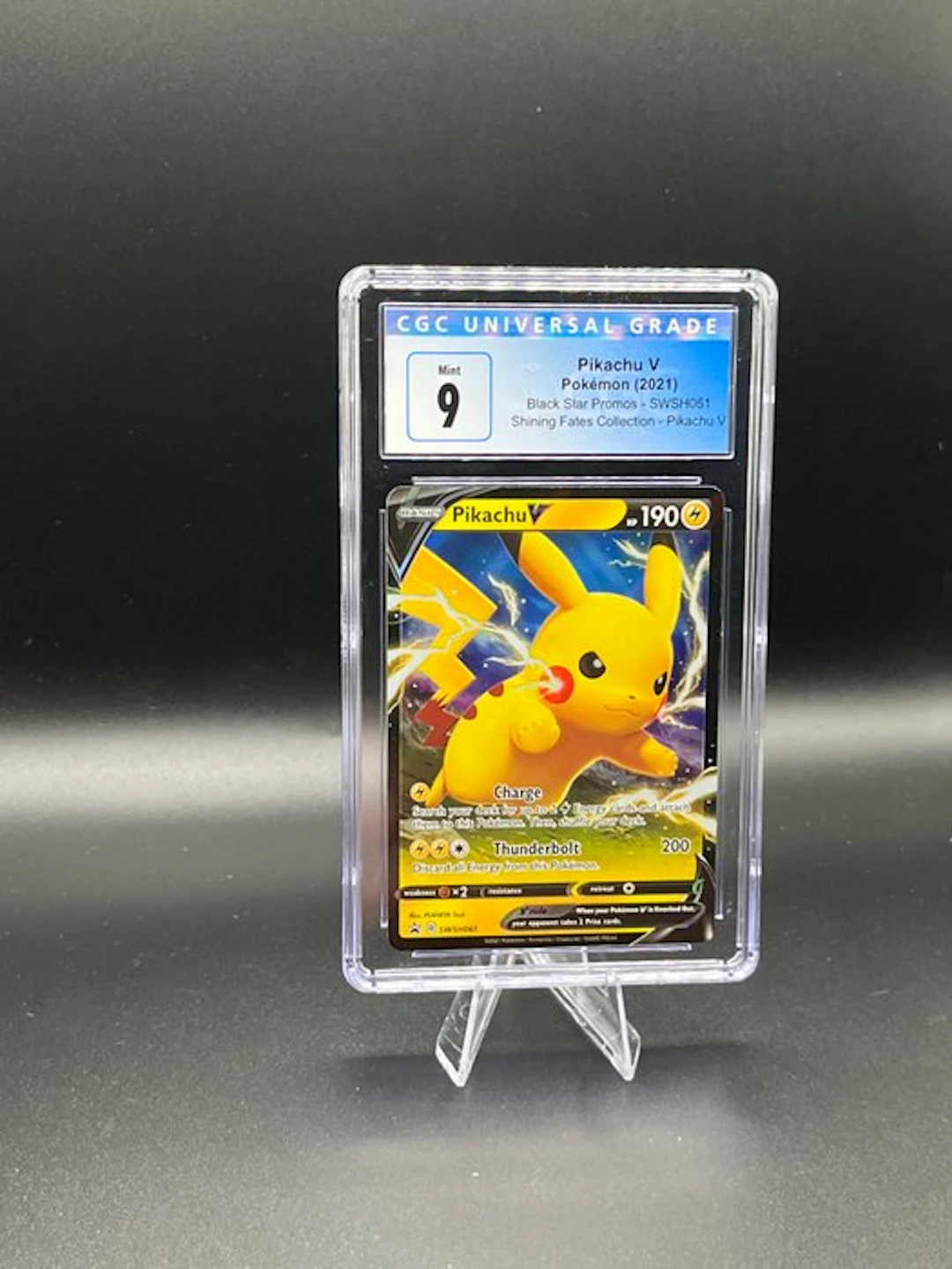 Pokémon - 1 Graded card - Pikachu SWSH061 Promo card...