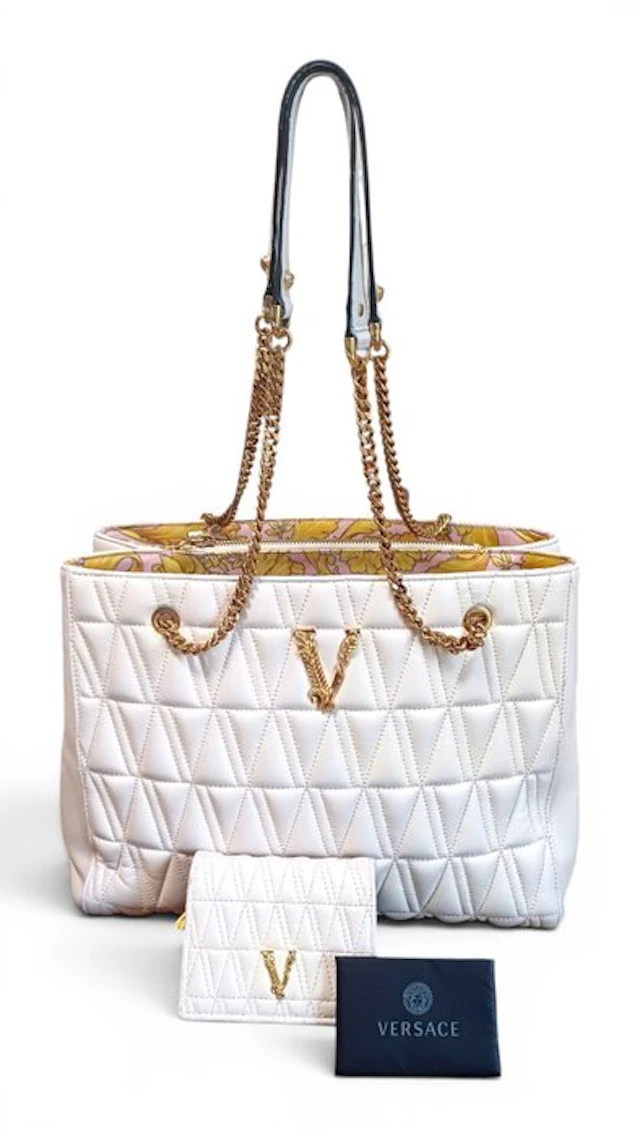VERSACE - "VIRTUS" Medium Tote & Compact Wallet - Set...