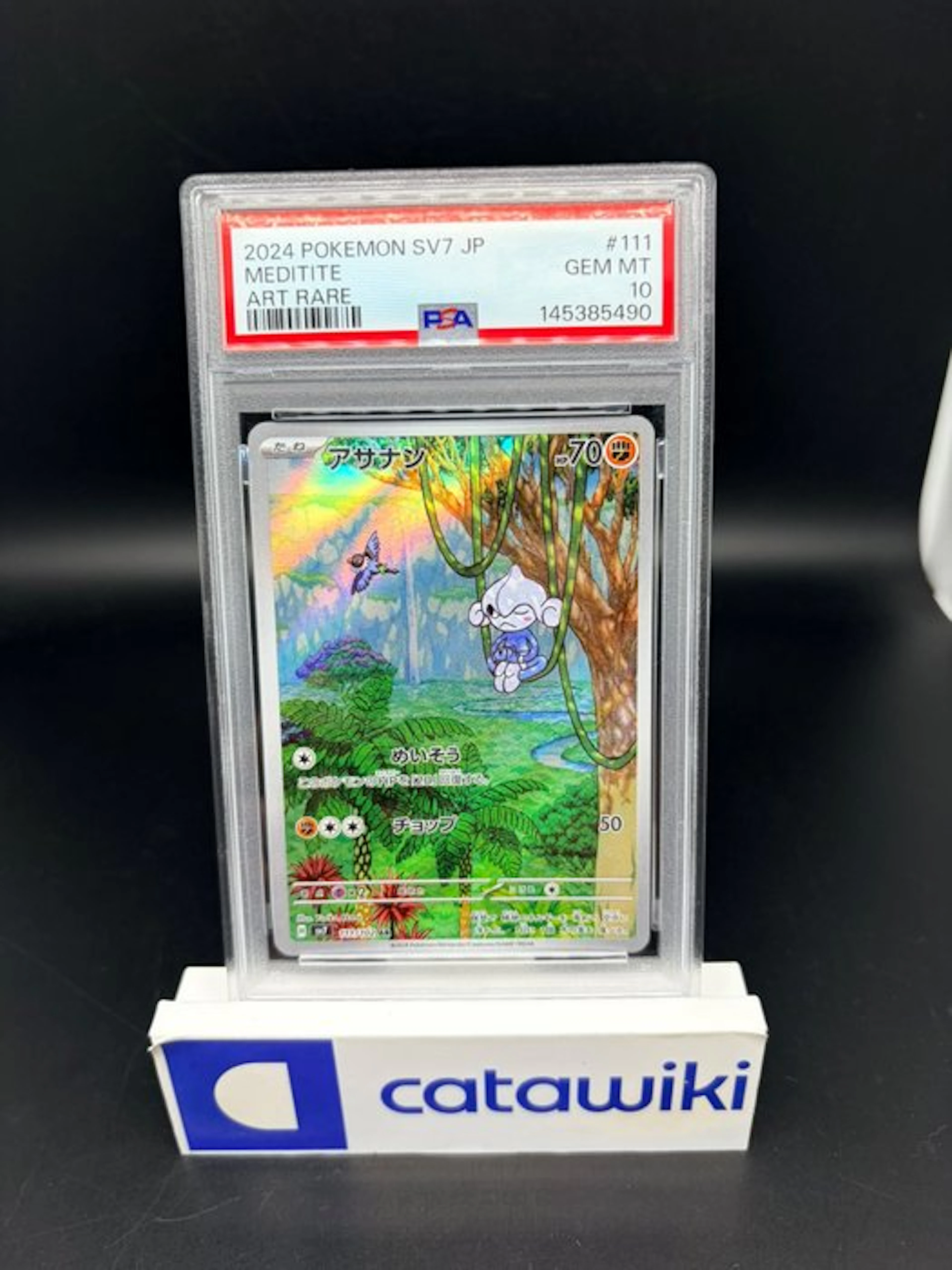 Pokémon - 1 Graded card - Meditite 111/102 PSA 10 GEM...