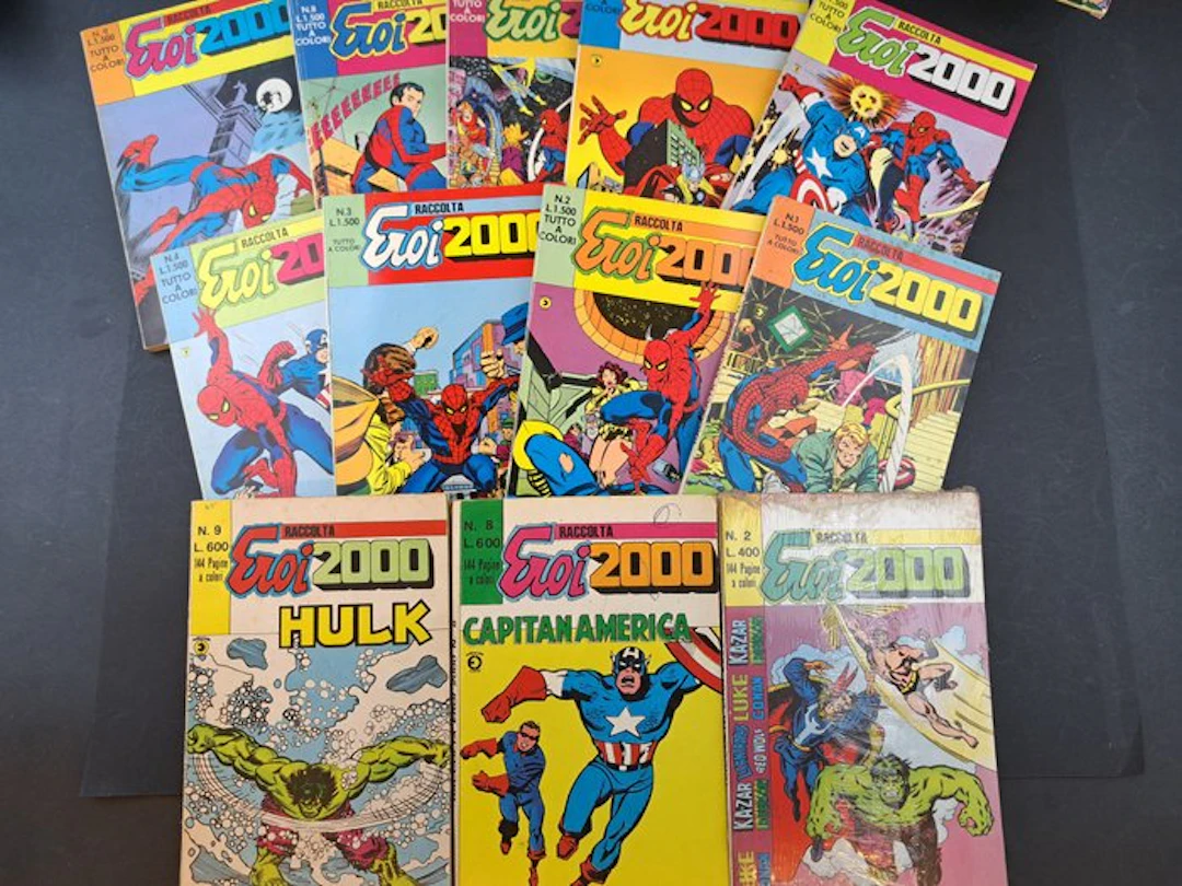 Raccolta Eroi 2000 In Sequenza e Altri - 12 Comic - 1975/1984