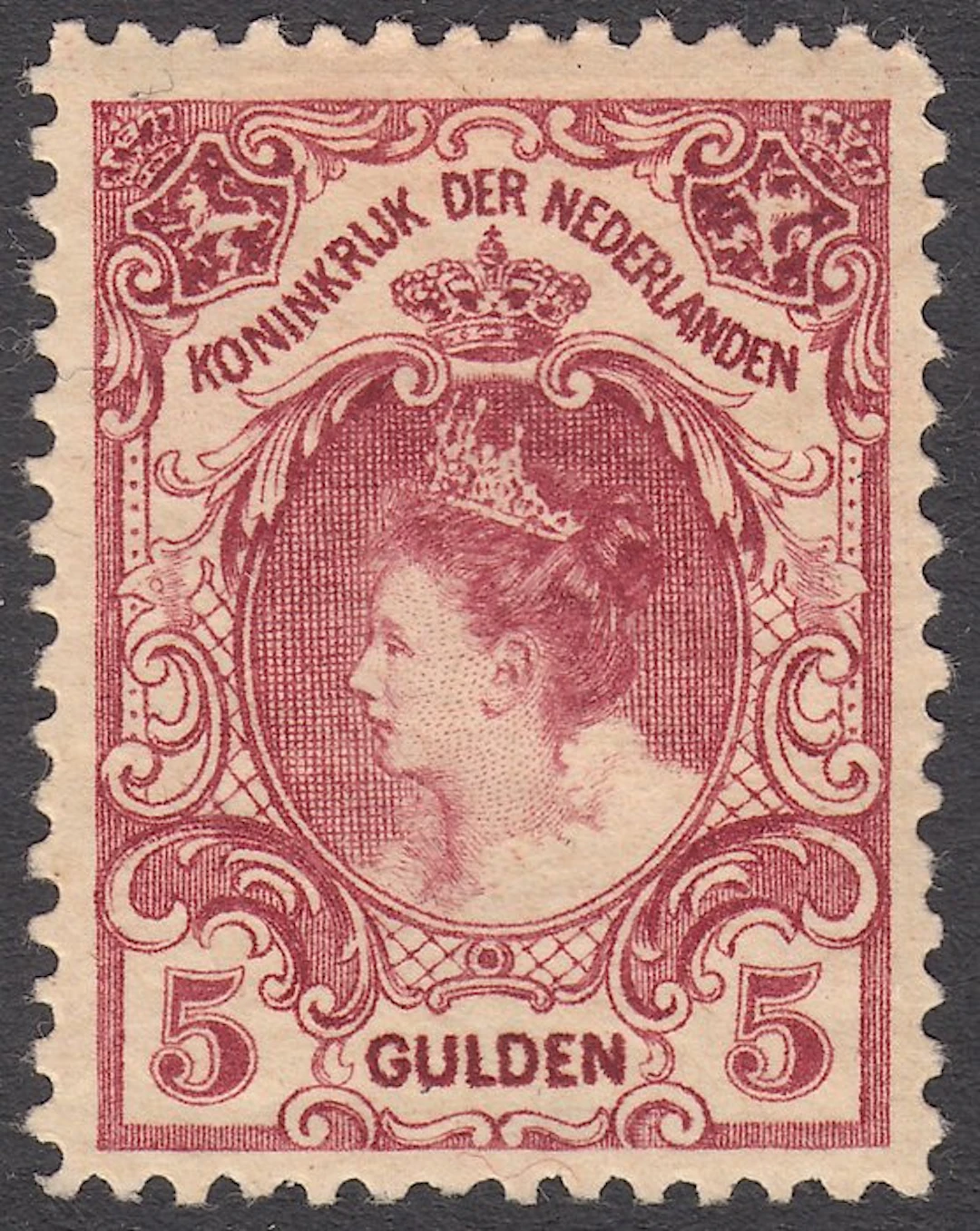 Netherlands 1899 - Queen Wilhelmina 'Fur Collar' - NVPH 79