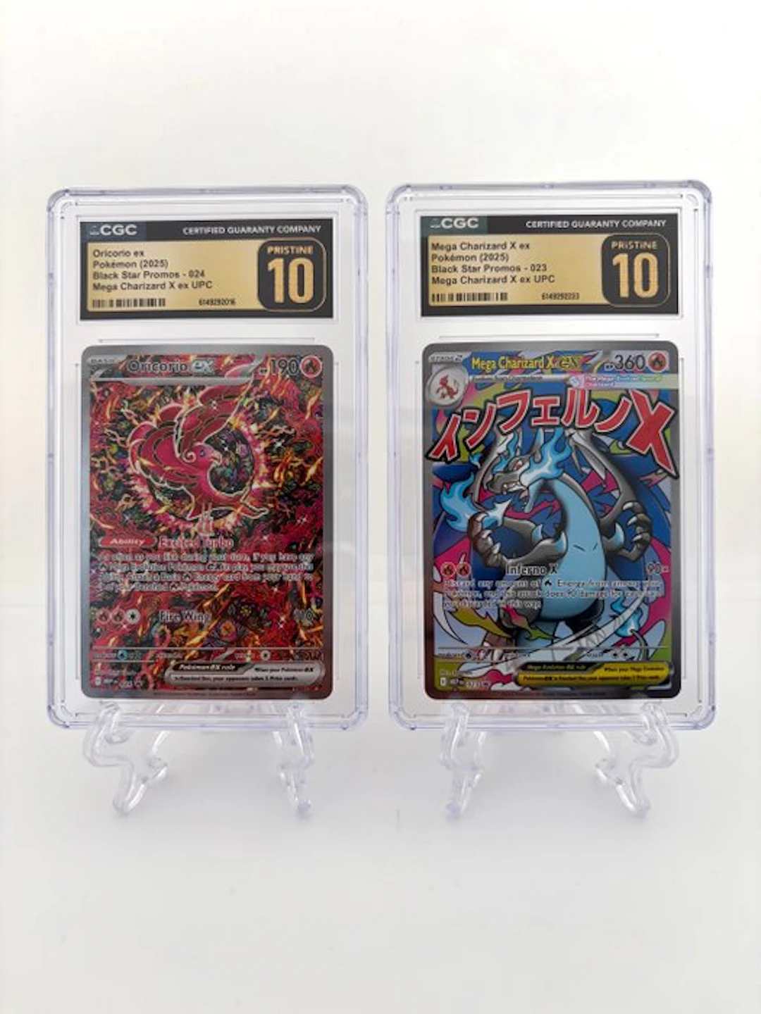 Pokémon - 2 Graded card - Oricorio ex & Mega Charizard X...