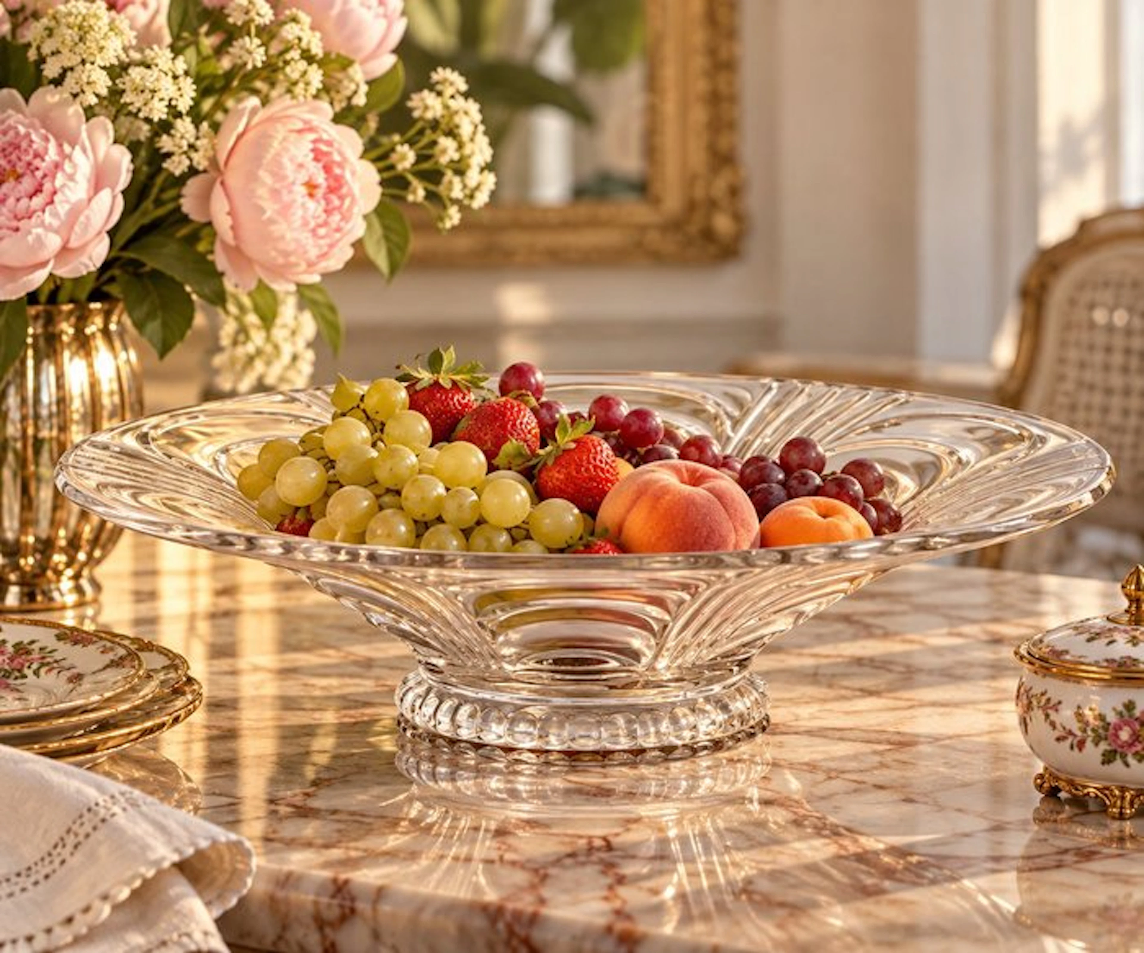 Hermanova Hut - František Pečený - Platter - Glass