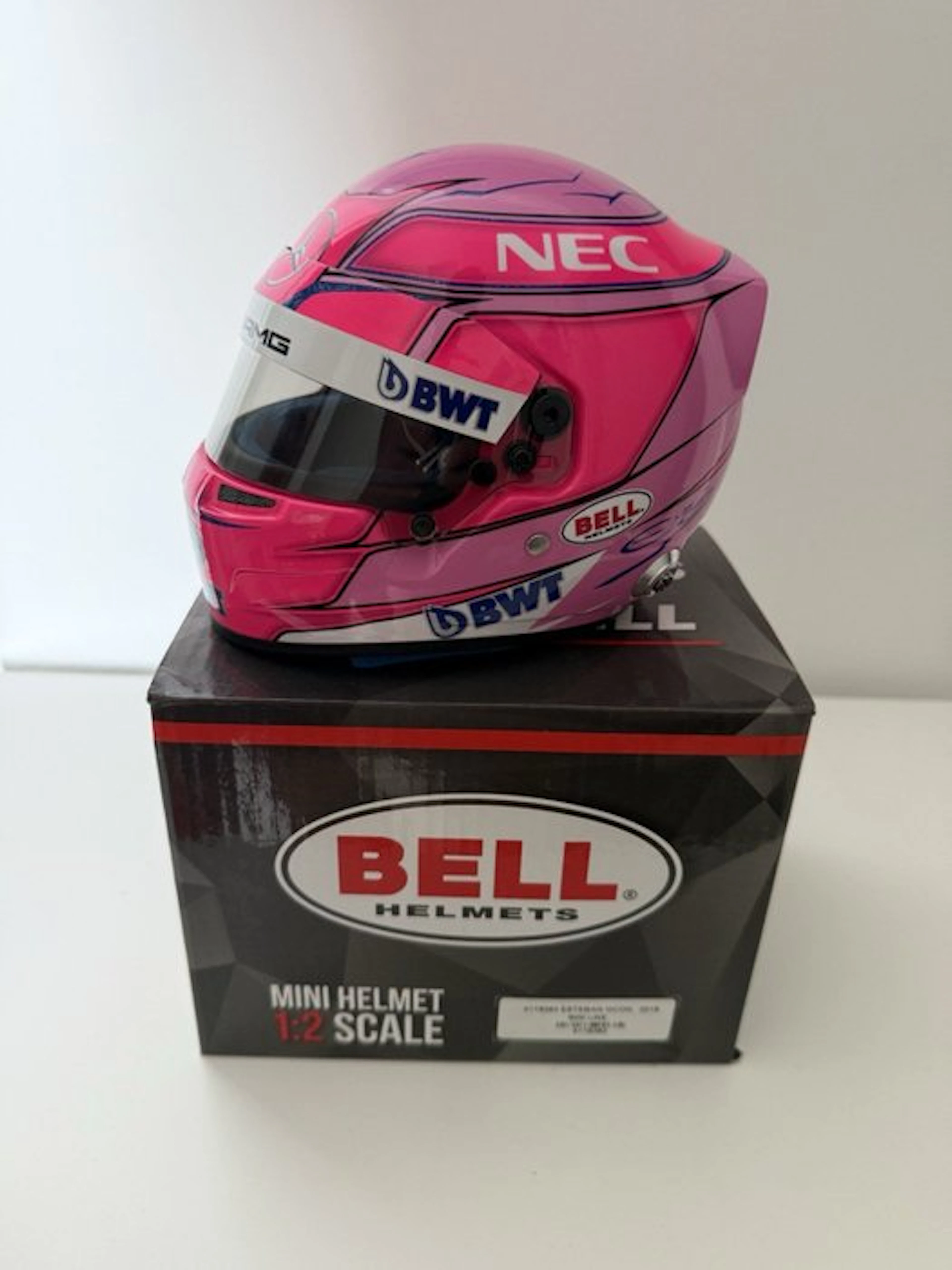 Esteban Ocon - 2018 - Scale 1/2 helmet