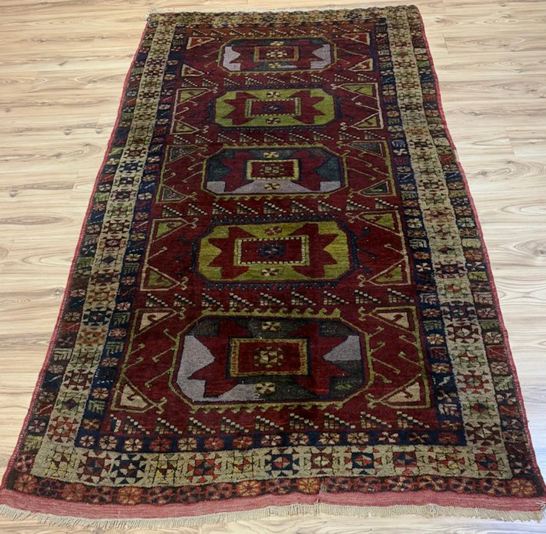 Yahyahli - Rug - 2.75 m - 1.4 m - Aksaray Anatolia 1880s.!