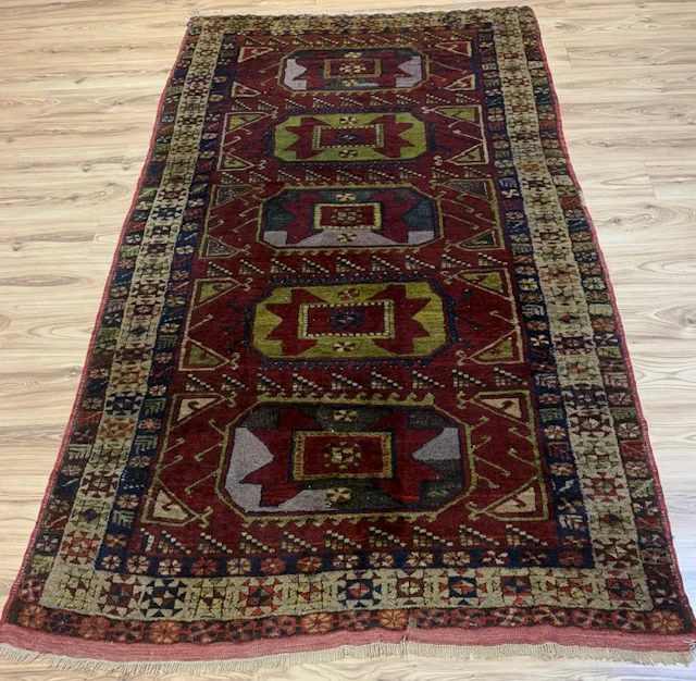 Yahyahli - Rug - 2.75 m - 1.4 m - Aksaray Anatolia 1880s.!