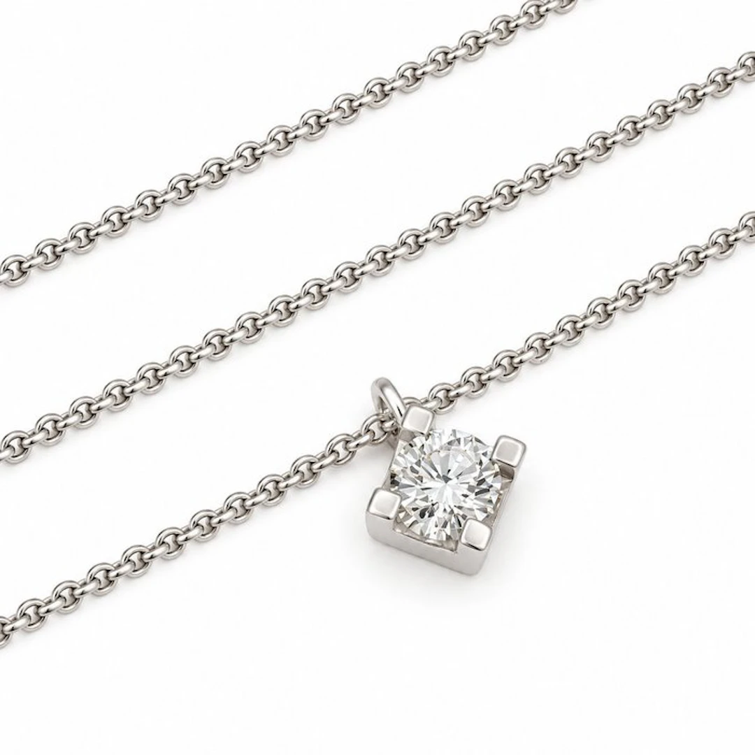 No reserve price - Necklace with pendant - 18 kt