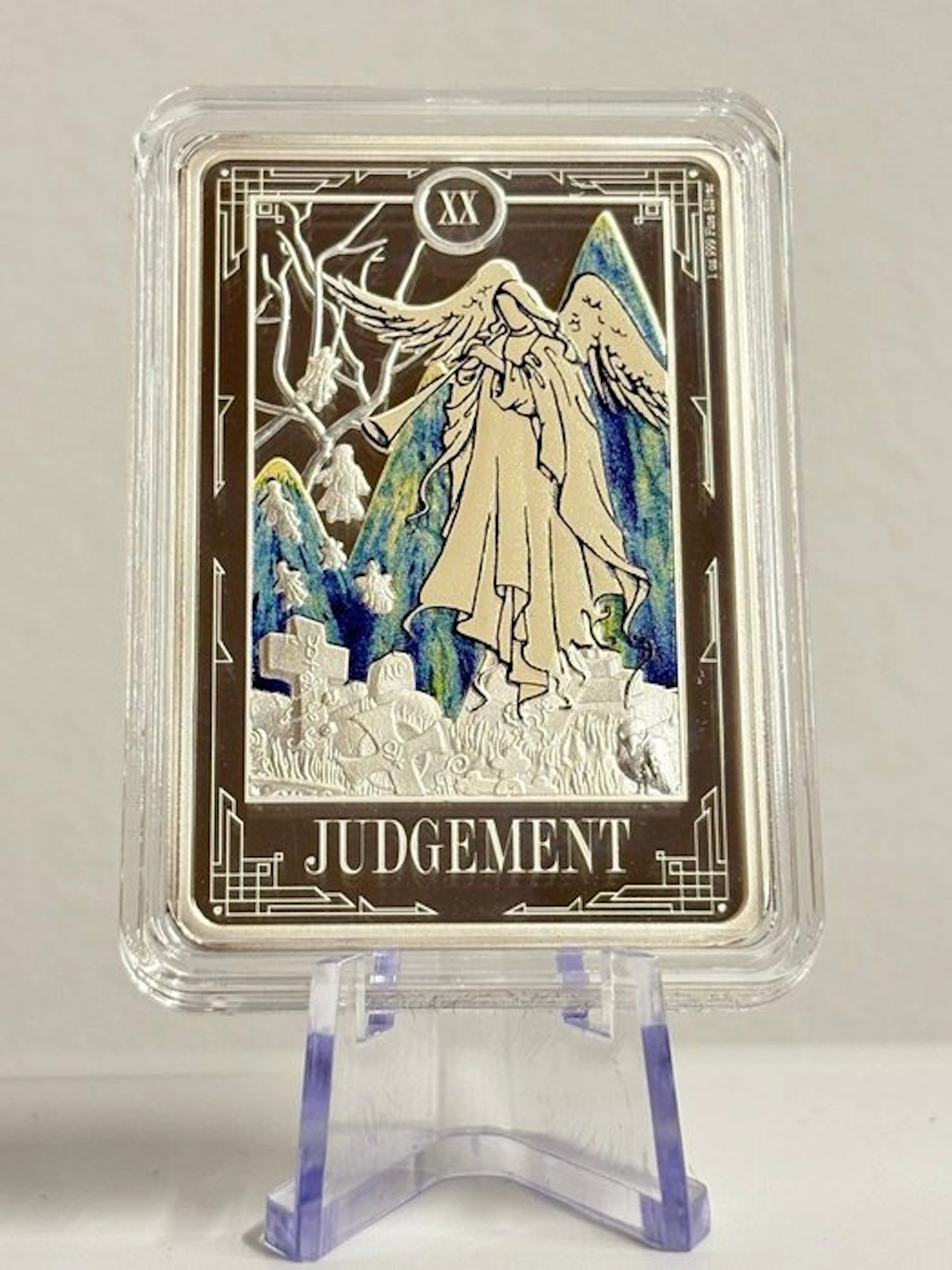 Niue. 2 Dollars 2025 - 1 oz Plata .999 - XX Tarot Cards "The Judgement"