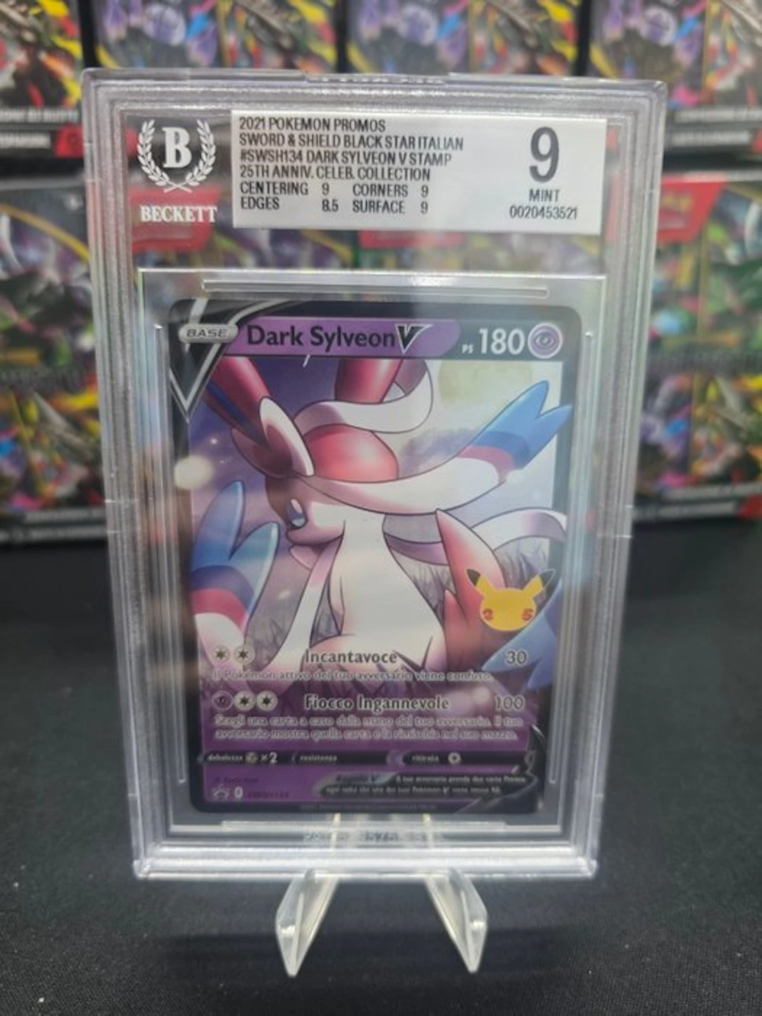 Pokémon - 1 Graded card - Sylveon SWSH134 Promo card