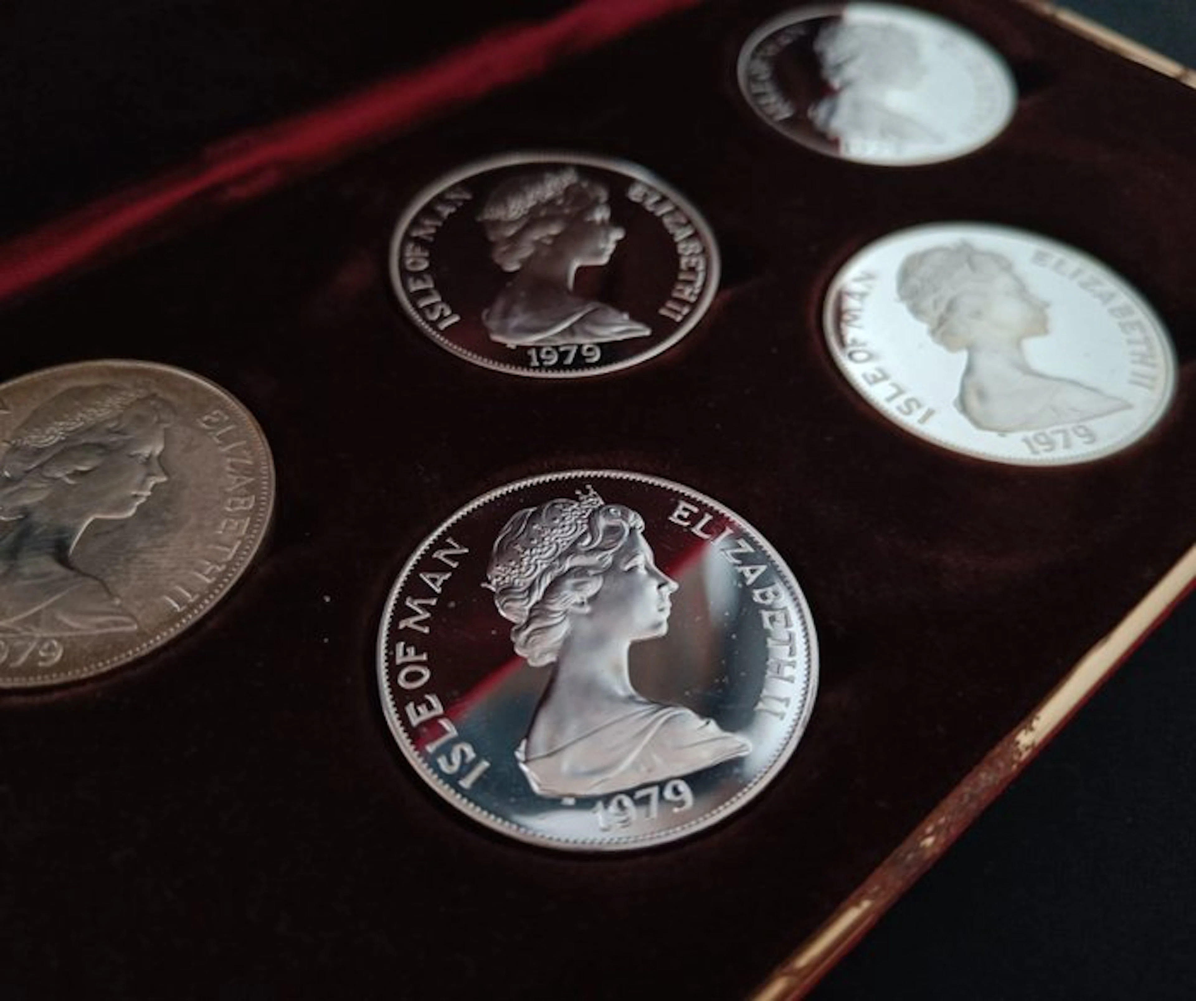 Isle of Man (Crown dependency). 1979 Millenium of Tywald Silver Proof Set