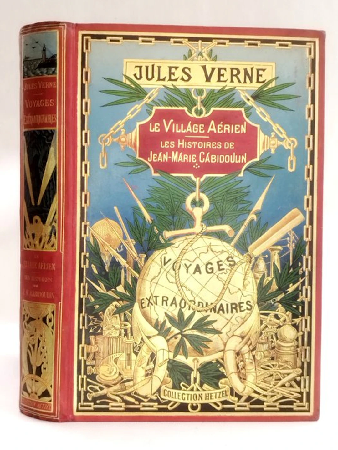 Jules Verne - Le village aérien - les histoires de jean-marie Cabidoulin - 1901