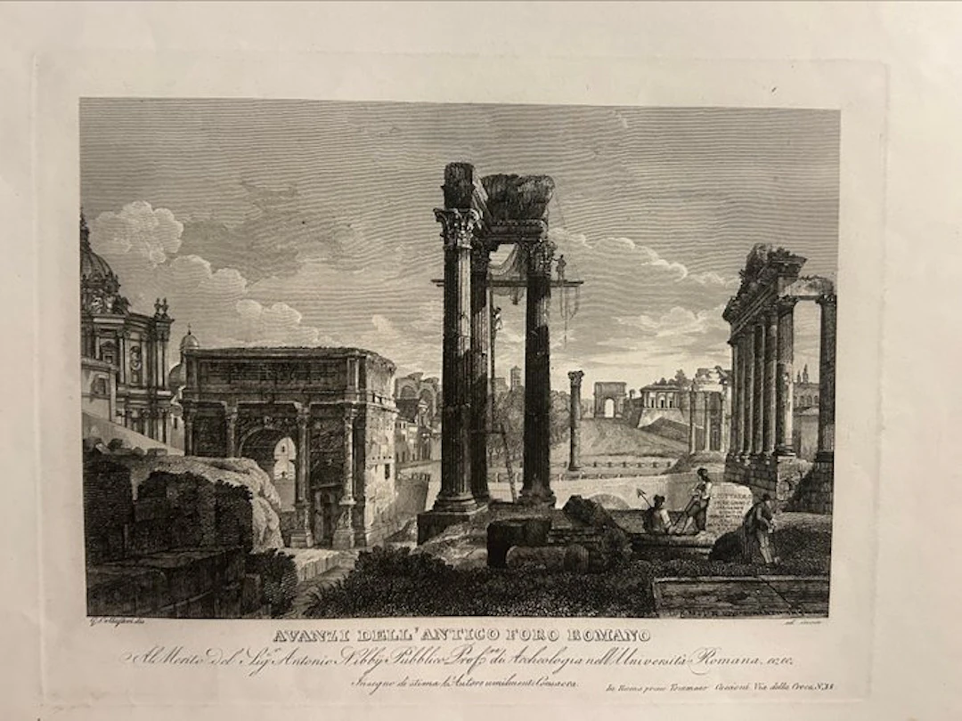 Italy - Rome // Roman Forum; Gaetano Cottafavi (Correggio