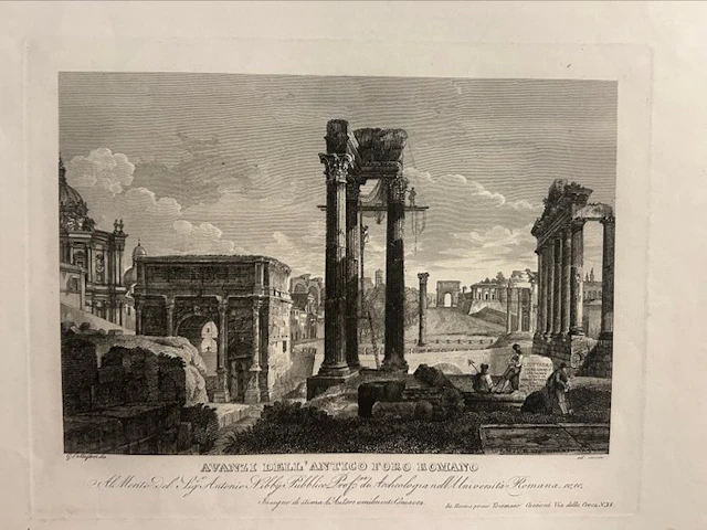Italy - Rome // Roman Forum; Gaetano Cottafavi (Correggio
