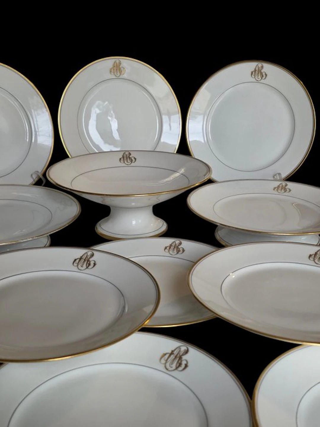 Porcelaine de Paris - Table service (13) - Porcelain