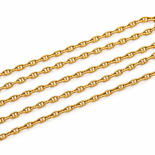 Necklace - 18 kt. Yellow gold - Made in Italy - Handmade