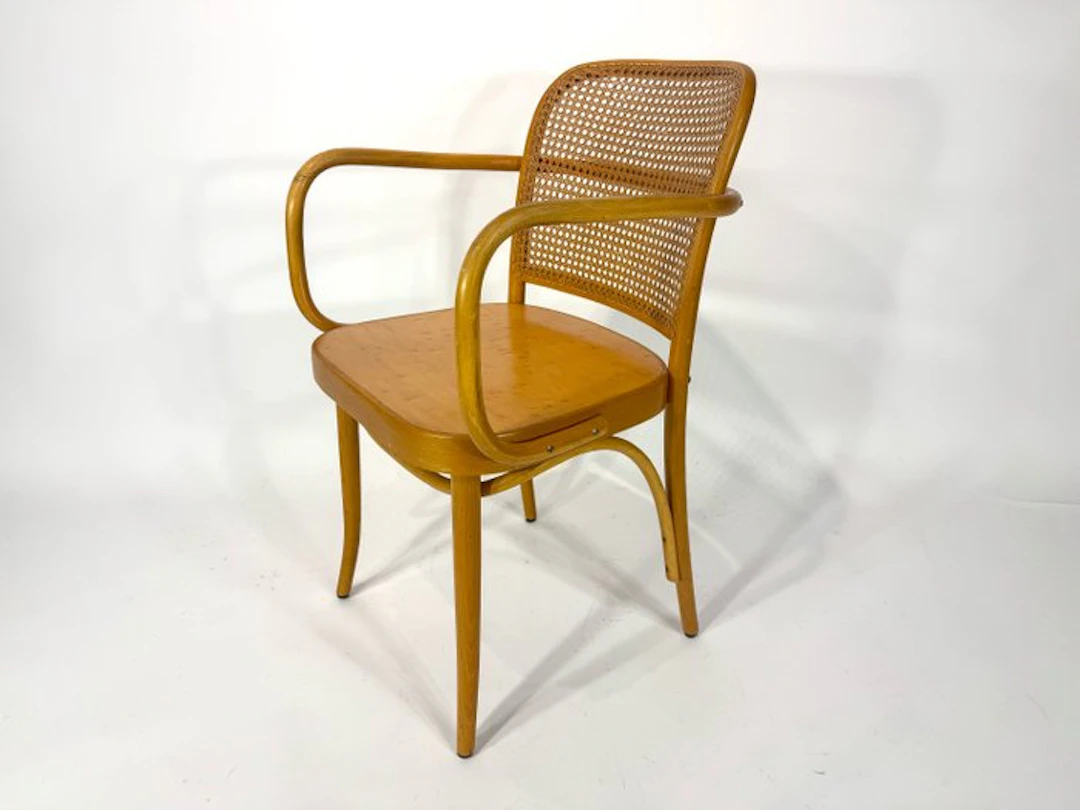 Chair - Wood - Bentwood armchair with armrests