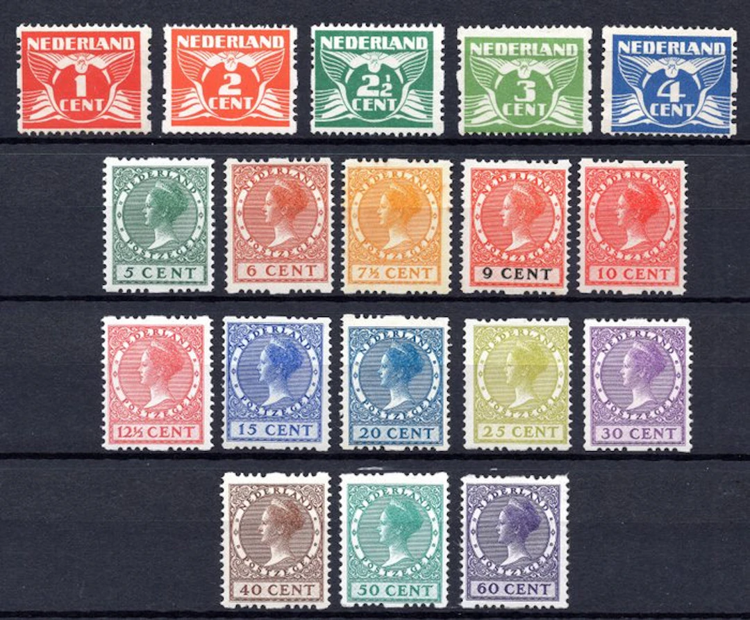 Netherlands 1925 - Two-sided roll mounting - NVPH R 1/18 Luxe Serie!