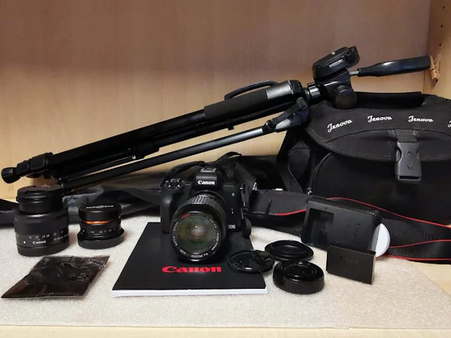 Canon BIG KIT M50 + lens 15-45mm + 10mm +28-70mm + accessories Mirrorless