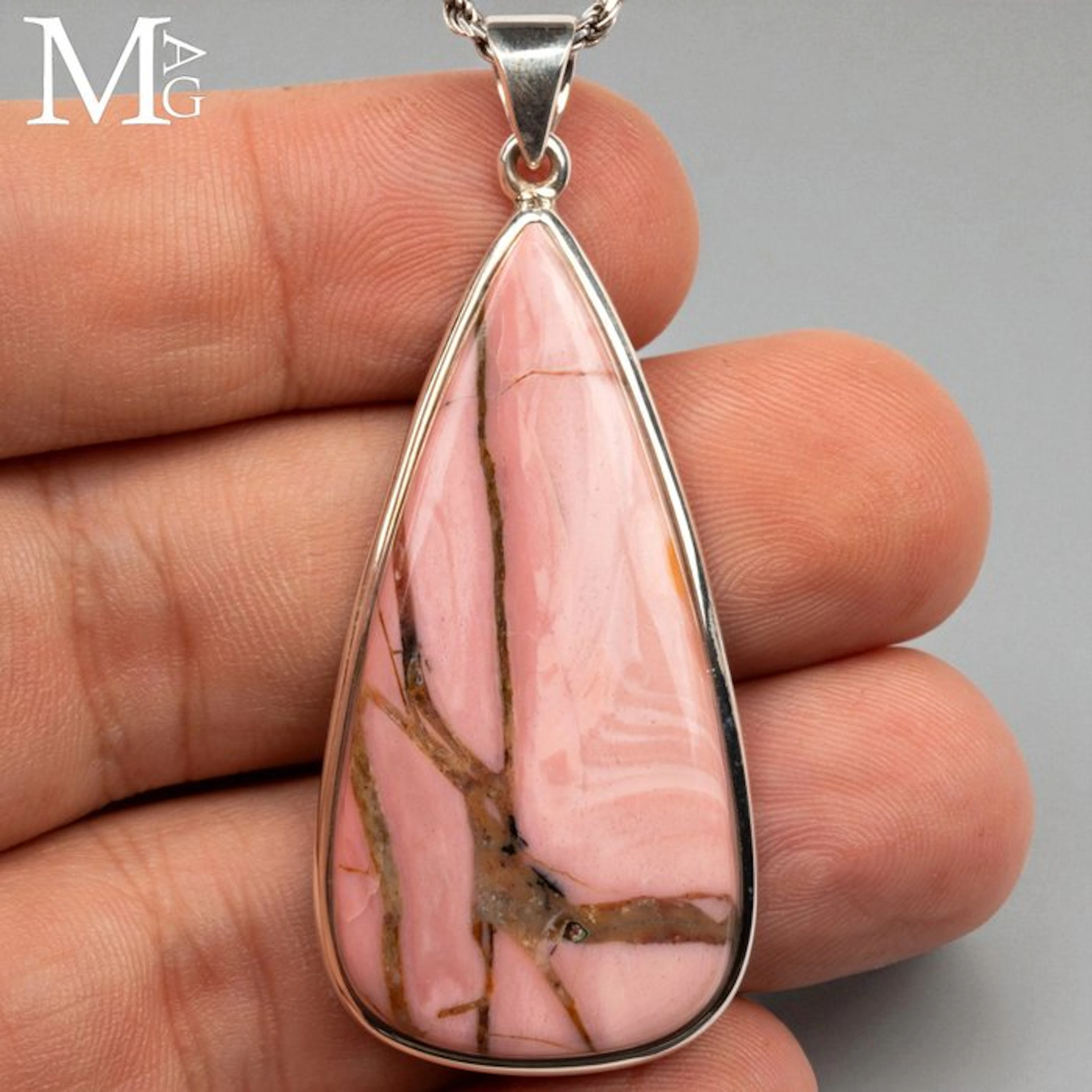 Australian Pink Mookaite of Cretaceous Origin - 925...