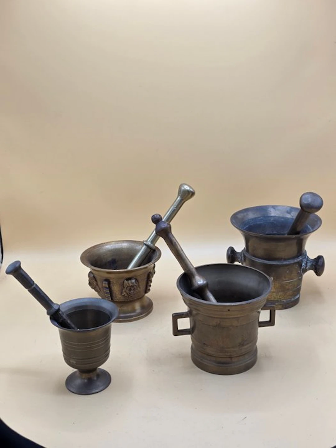 Mortar (4) - Brass