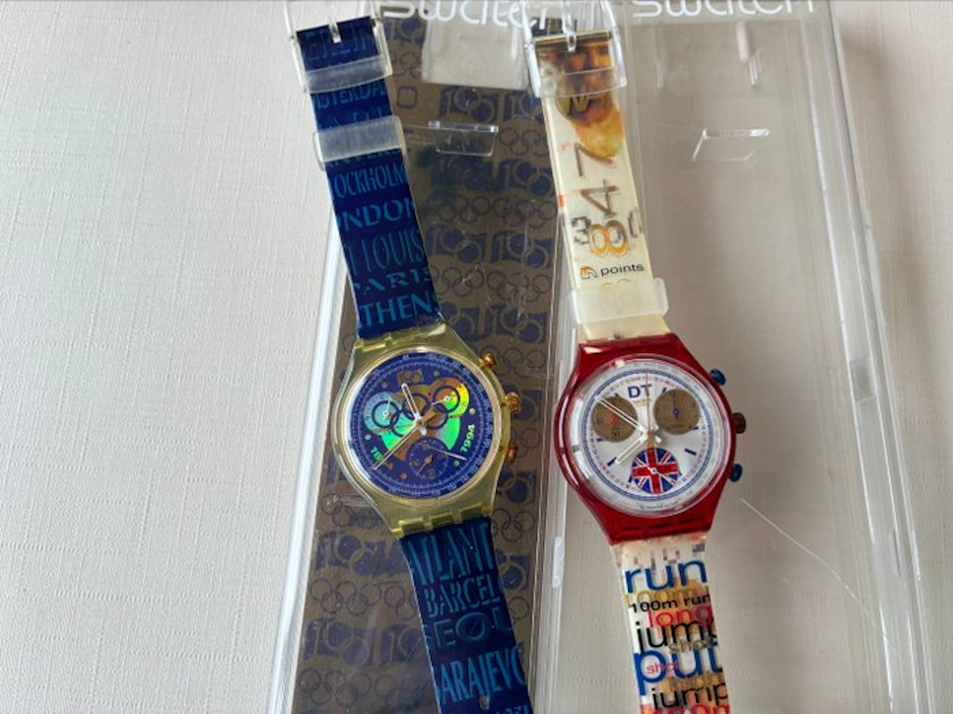 Olympic Games - Swatch Olympic watches with chronograph