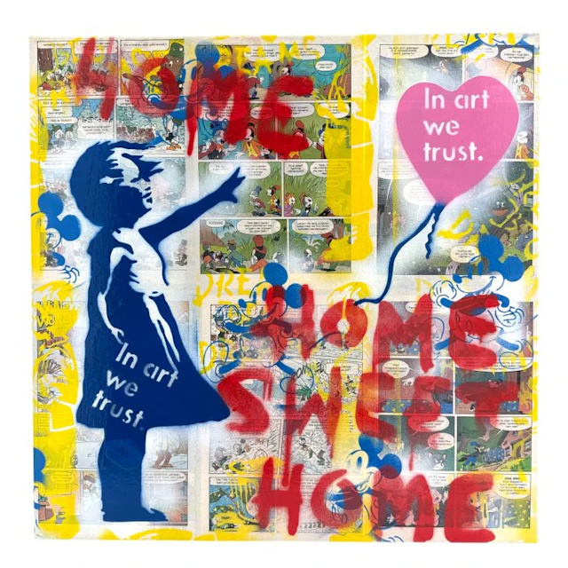 Koen Betjes (1992) - Banksy’s Balloon Girl - In Art We...