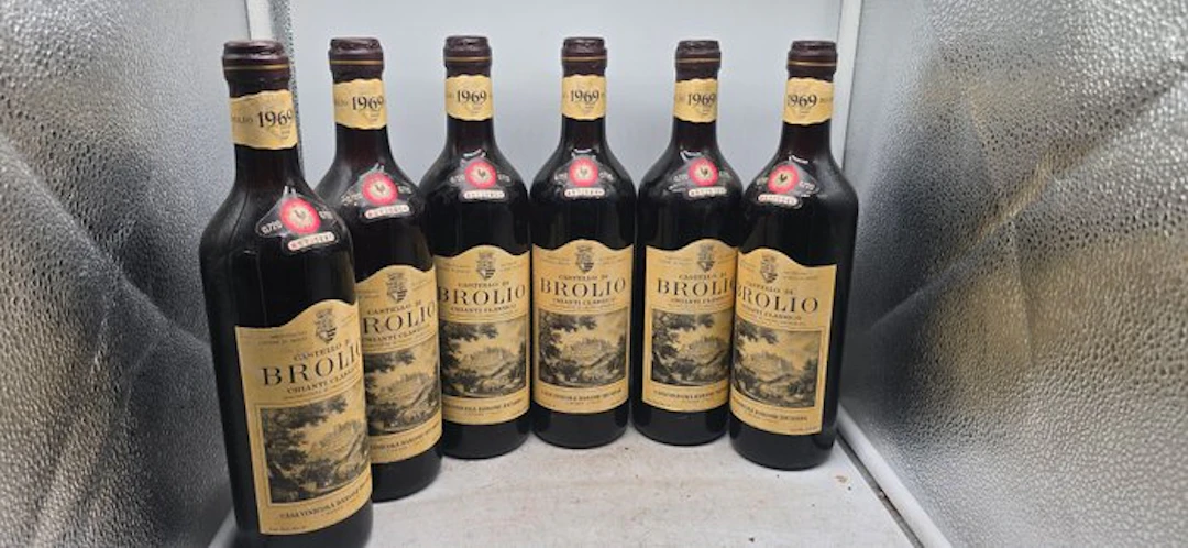 1969 Barone Ricasoli, Castello di Brolio - Chianti Classico - 6 Bottle (0.72L)