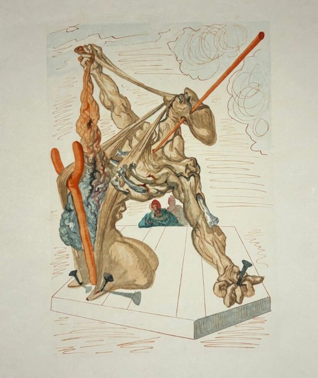 Salvador Dali (1904-1989) - Mahomet - La Divina Comedia...