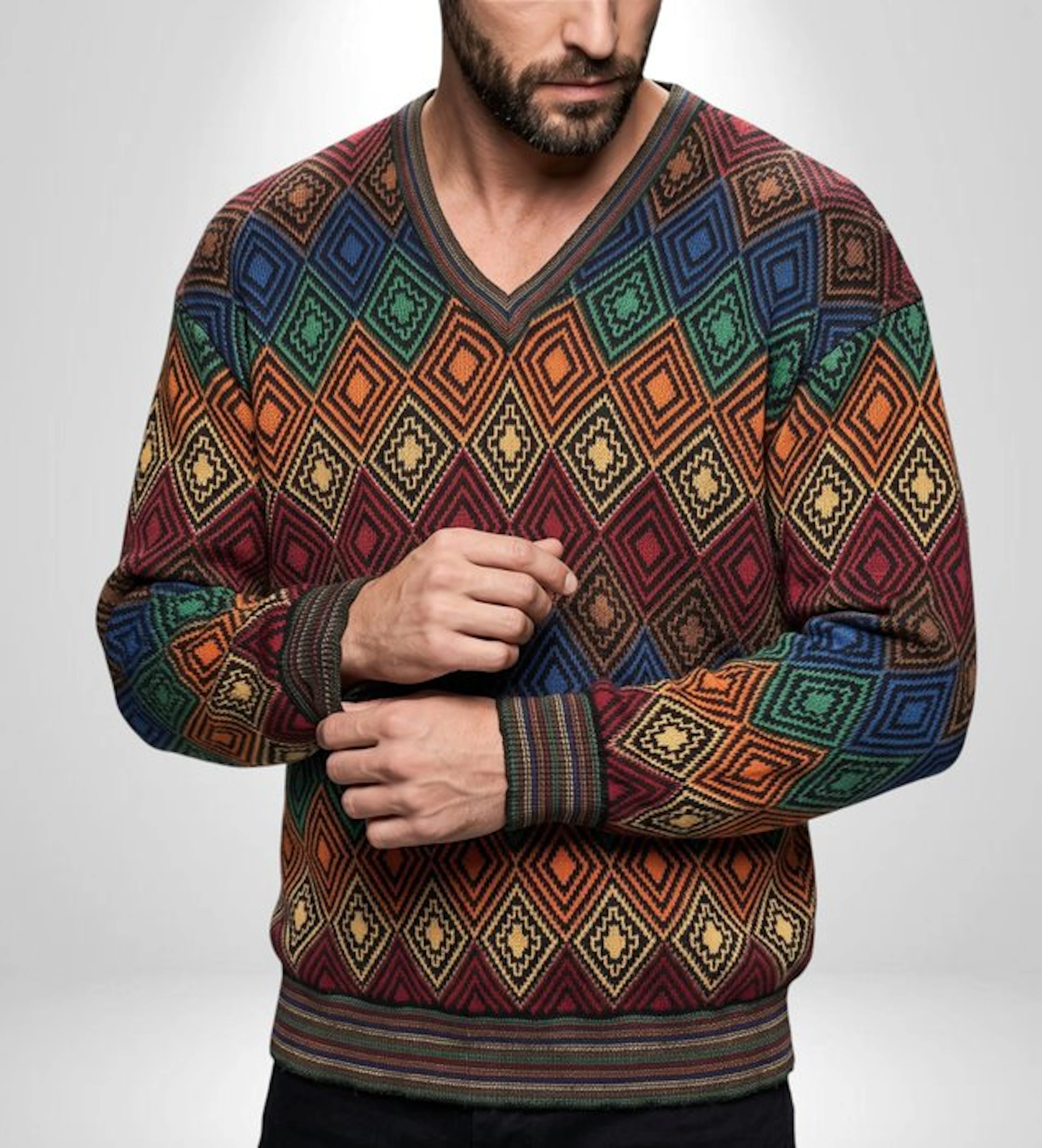 MISSONI Multicolor Exclusive texture Premium Classic Winter Collection Tg