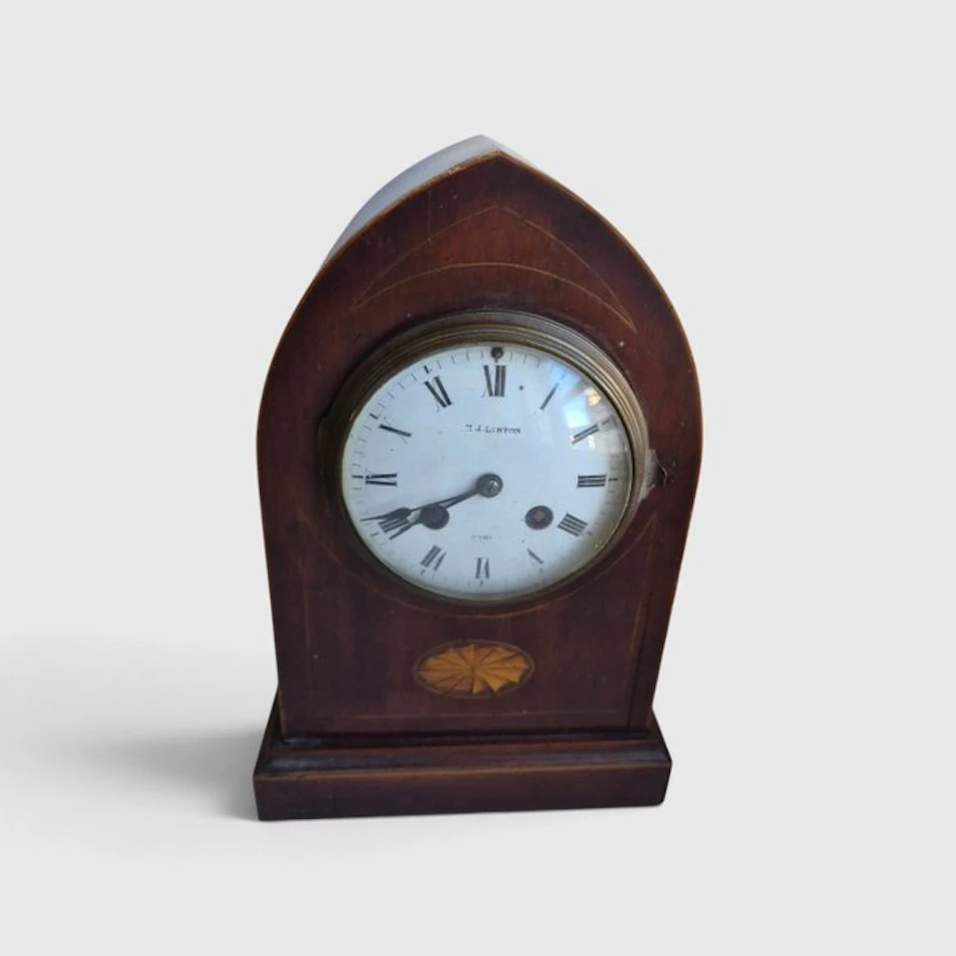 Clock - H J Linton - - Mahogany - 1900-1910