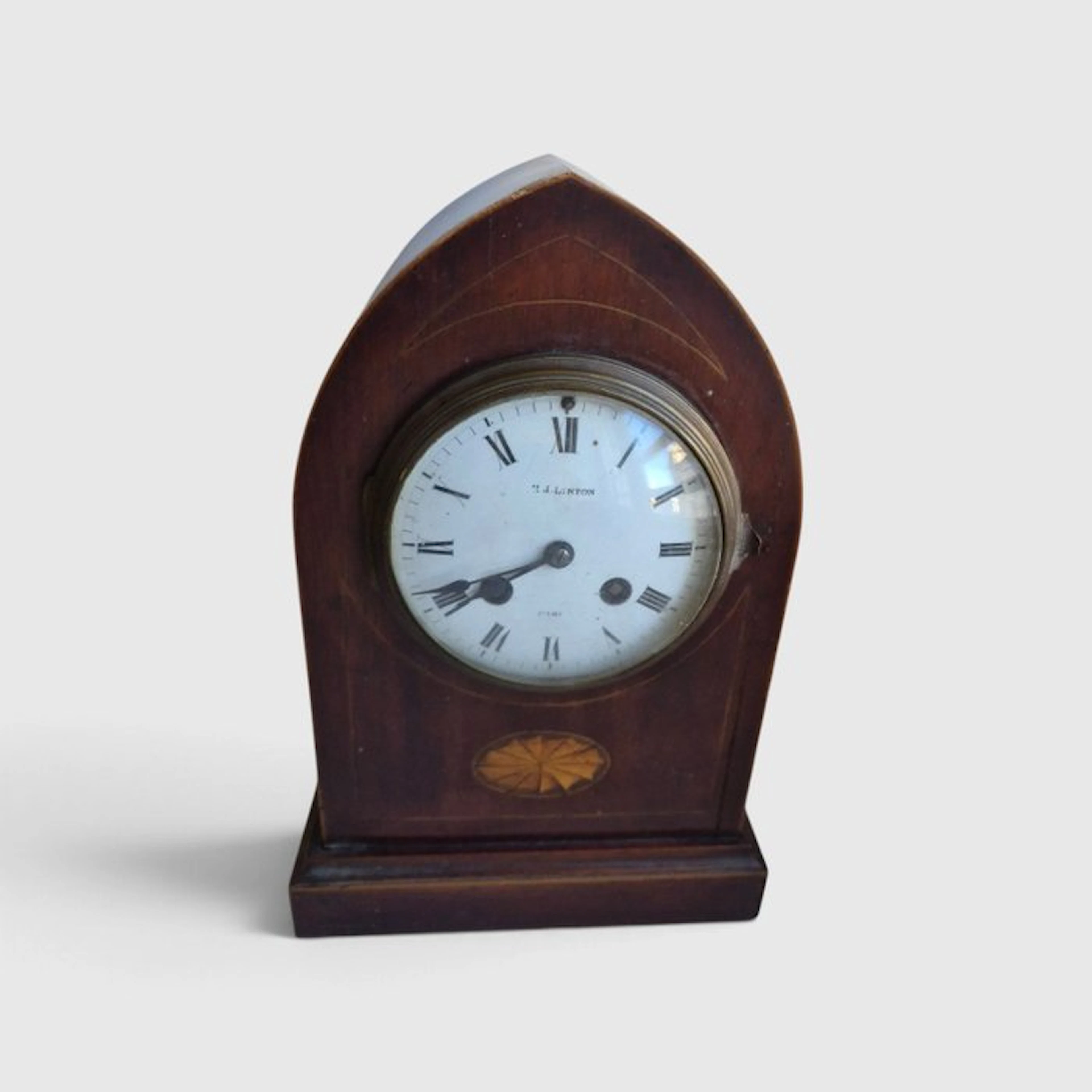 Clock - H J Linton - - Mahogany - 1900-1910