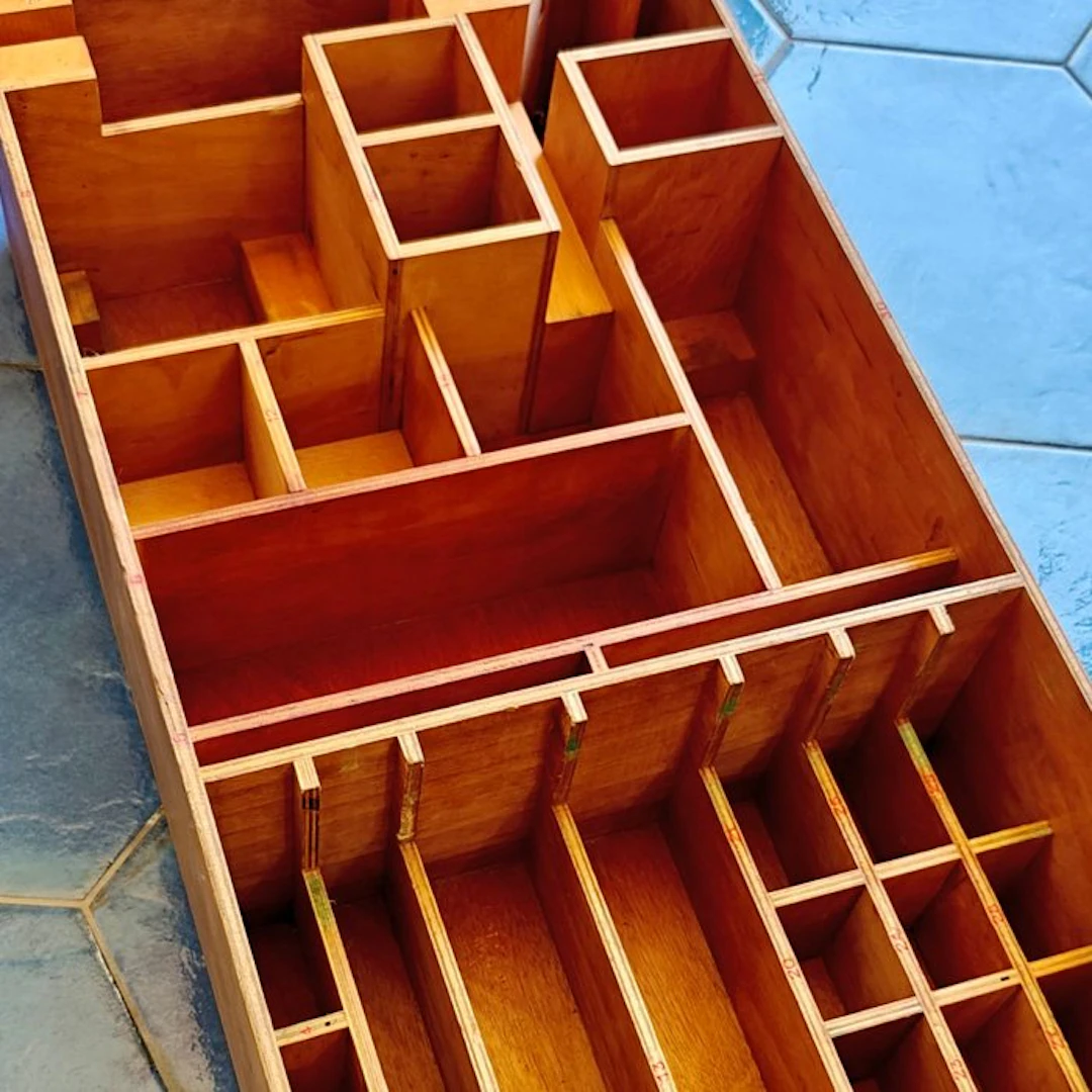 Display cabinet - Wood - Industrial Art Object