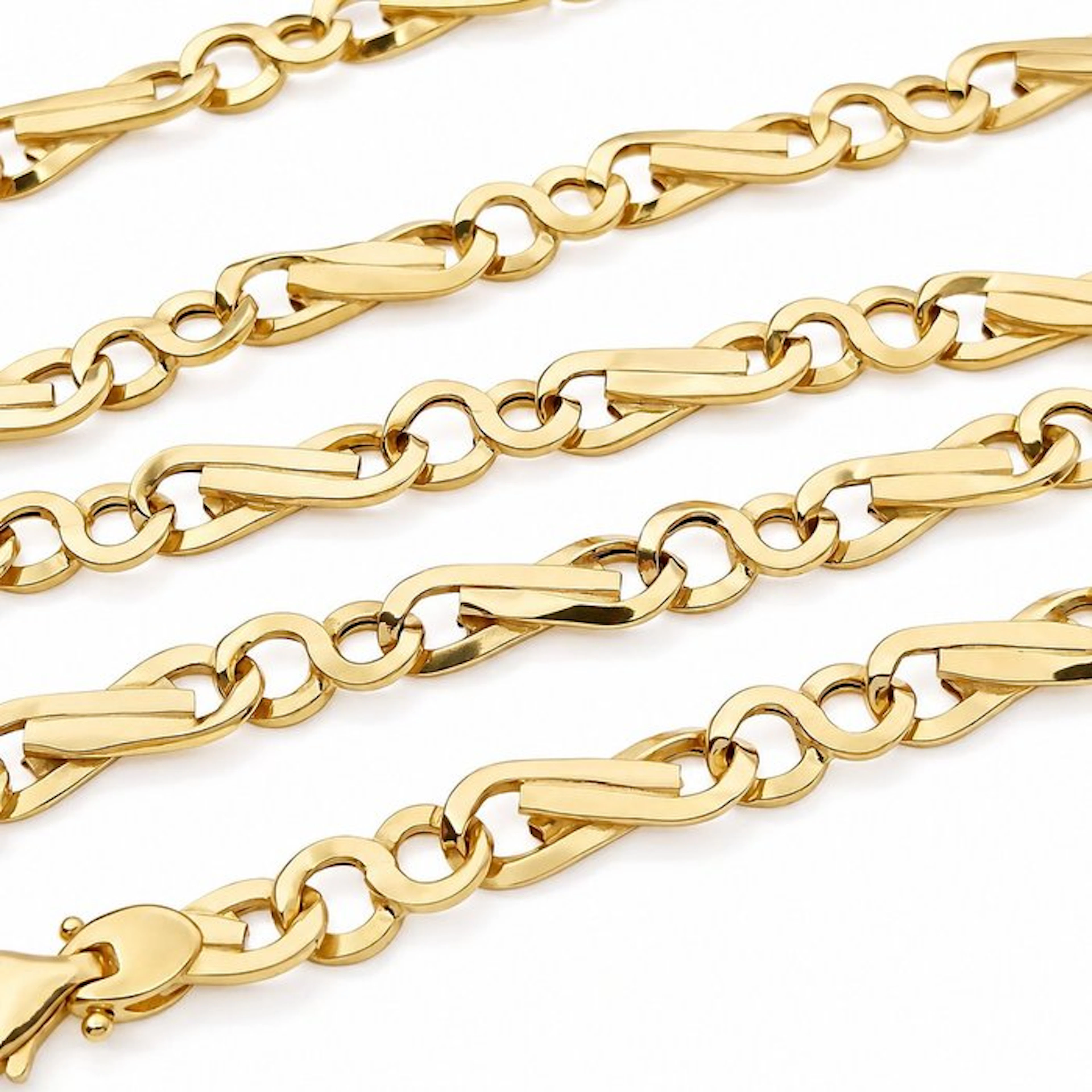Necklace - 18 kt. Yellow gold - Made in Italy - Handmade