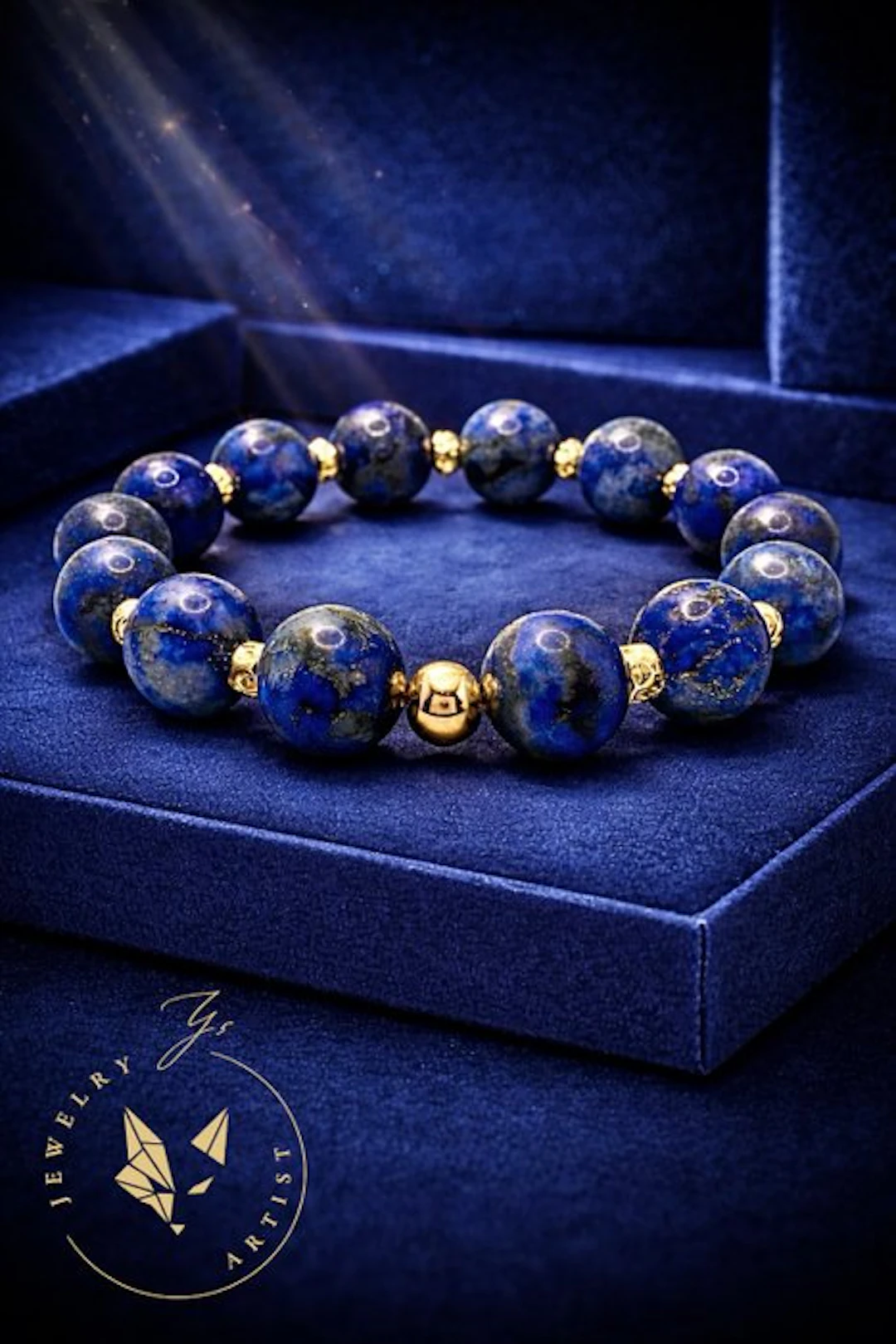 Custom-made - Lapis lazuli - Silver 925 - Certificate...