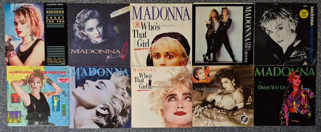 Madonna - 3 x albums + 7 x 12" singles - Vinyl record - 1984
