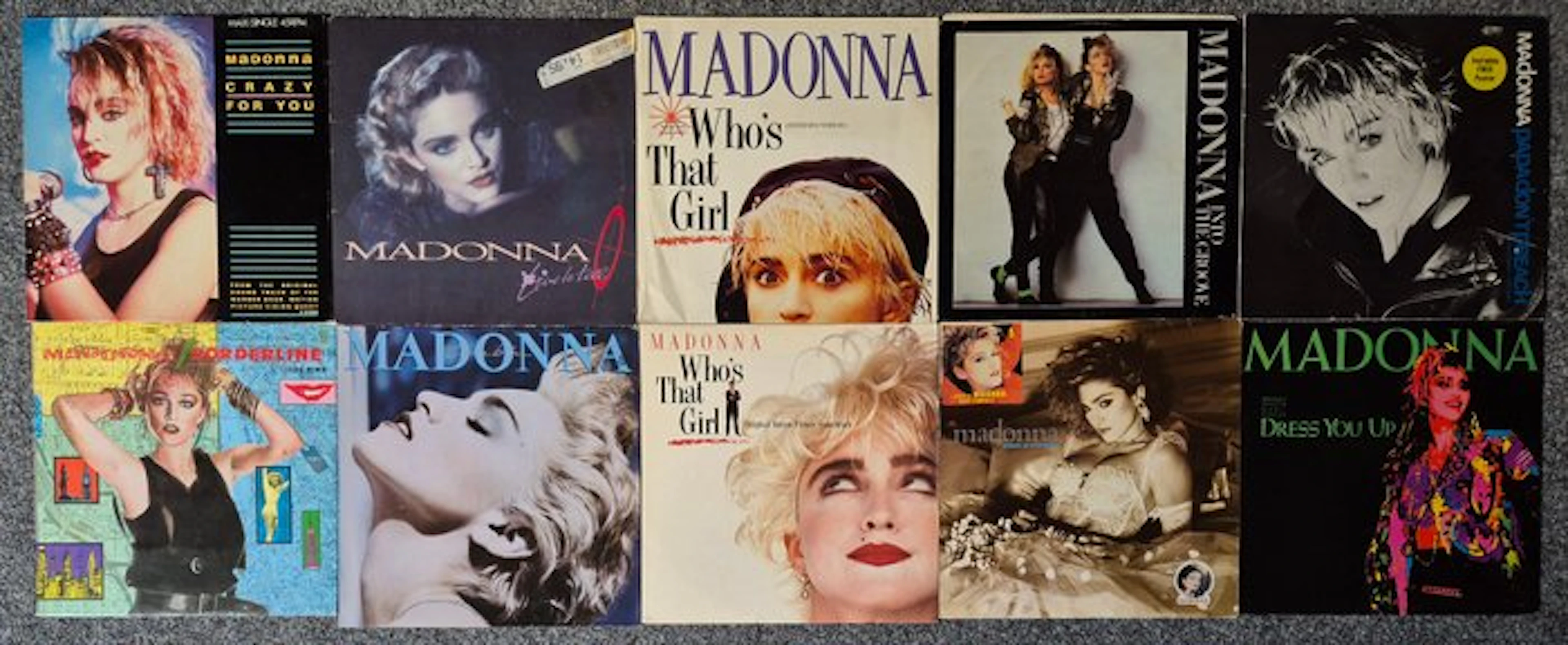 Madonna - 3 x albums + 7 x 12" singles - Vinyl record - 1984