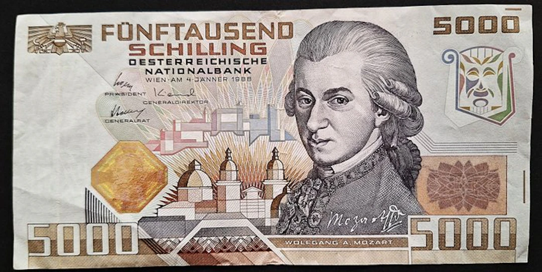 Austria. - 5000 Schilling - 1988 - Pick 153 (No reserve price)