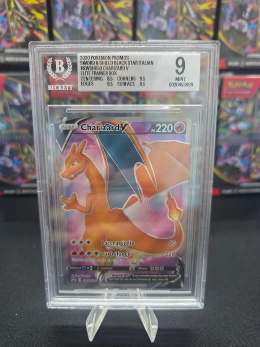 Pokémon - 1 Graded card - Charizard SWSH050 Promo card