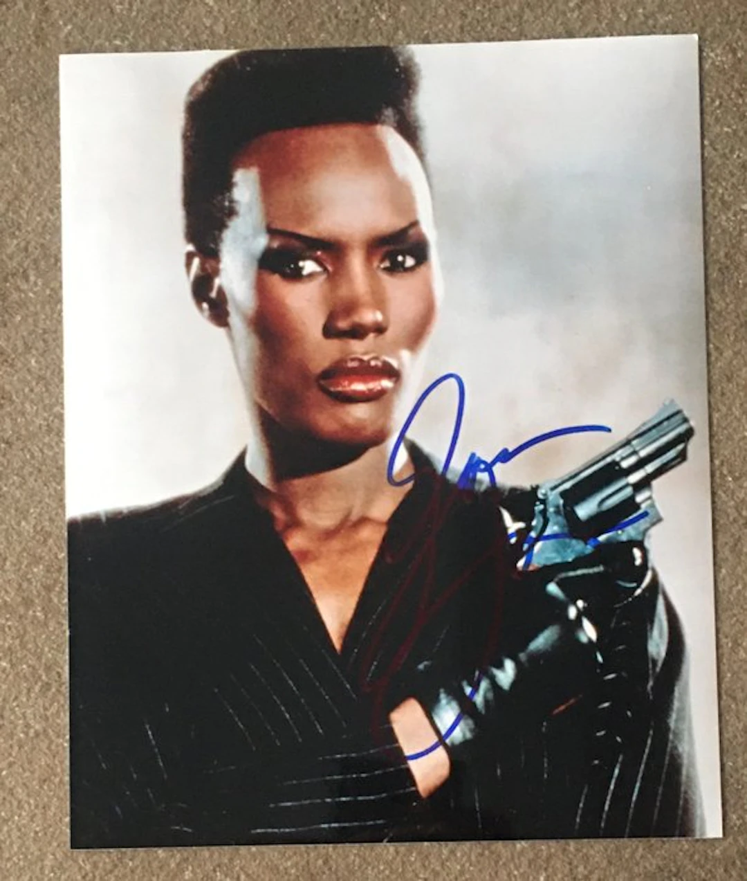 James Bond 007: A View To a Kill - Grace Jones. Signed