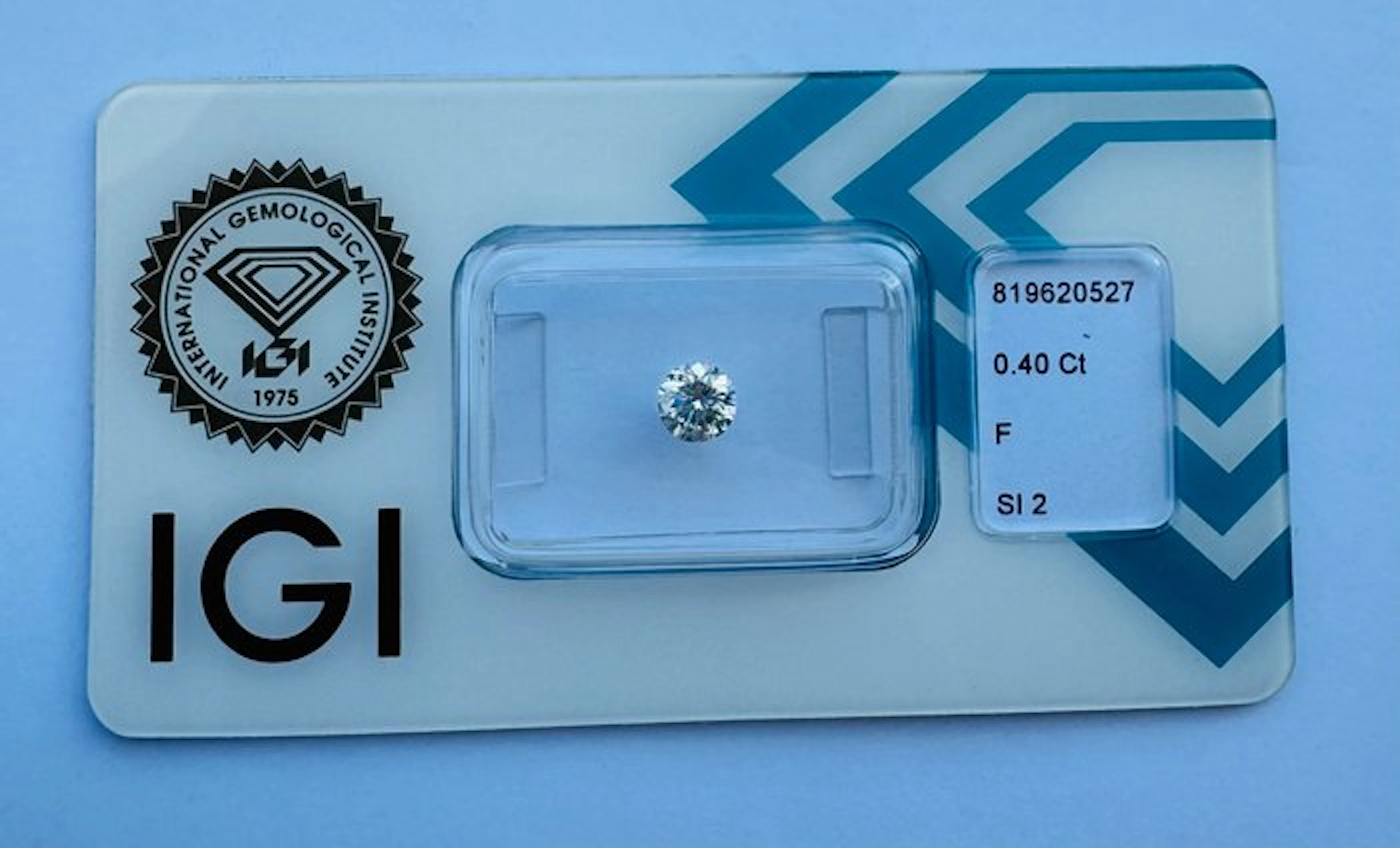 No reserve price - 1 pcs Diamond (Natural) - 0.40 ct...