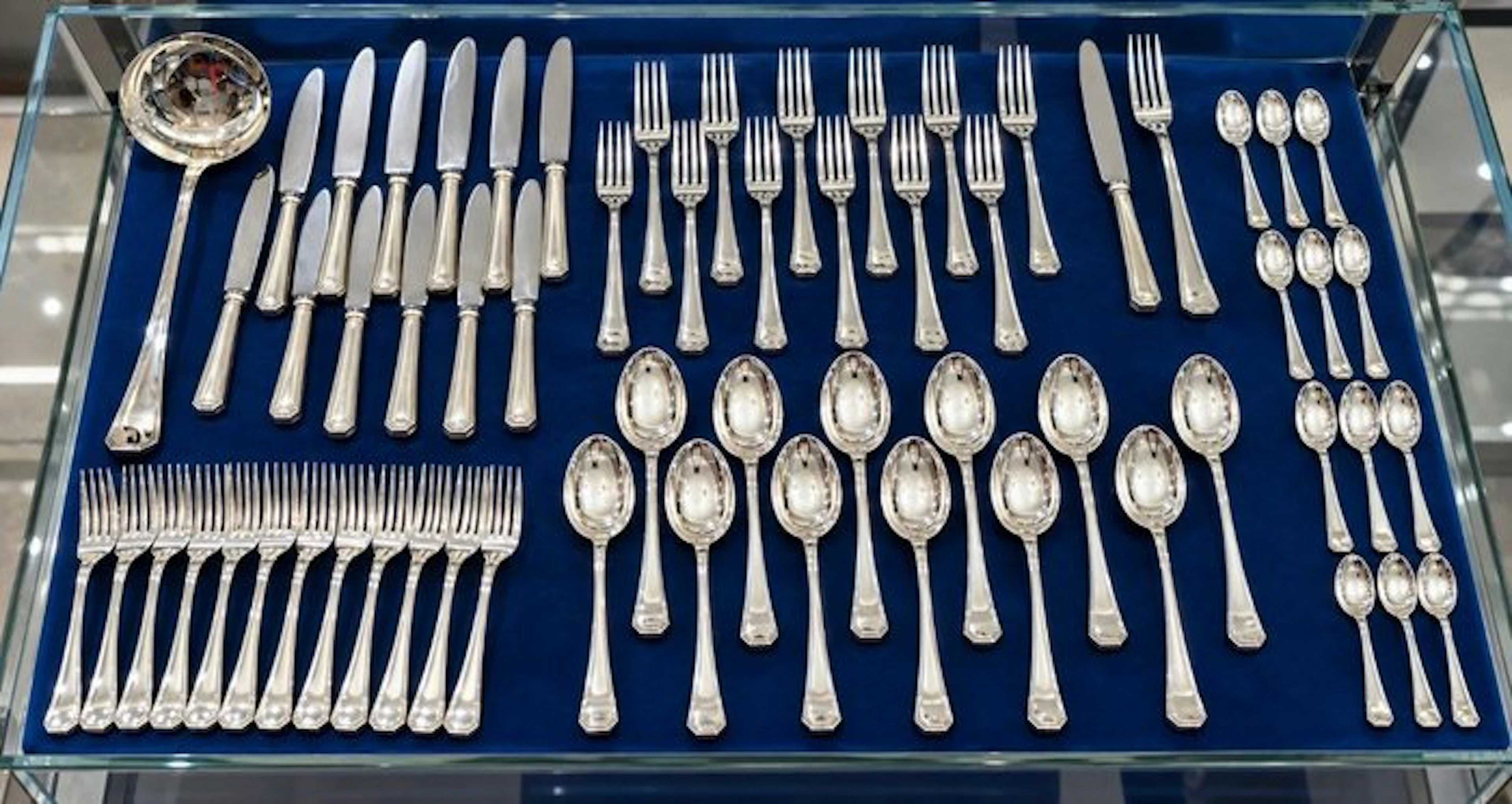Greggio di Padova - Cutlery set (63) - .800 silver