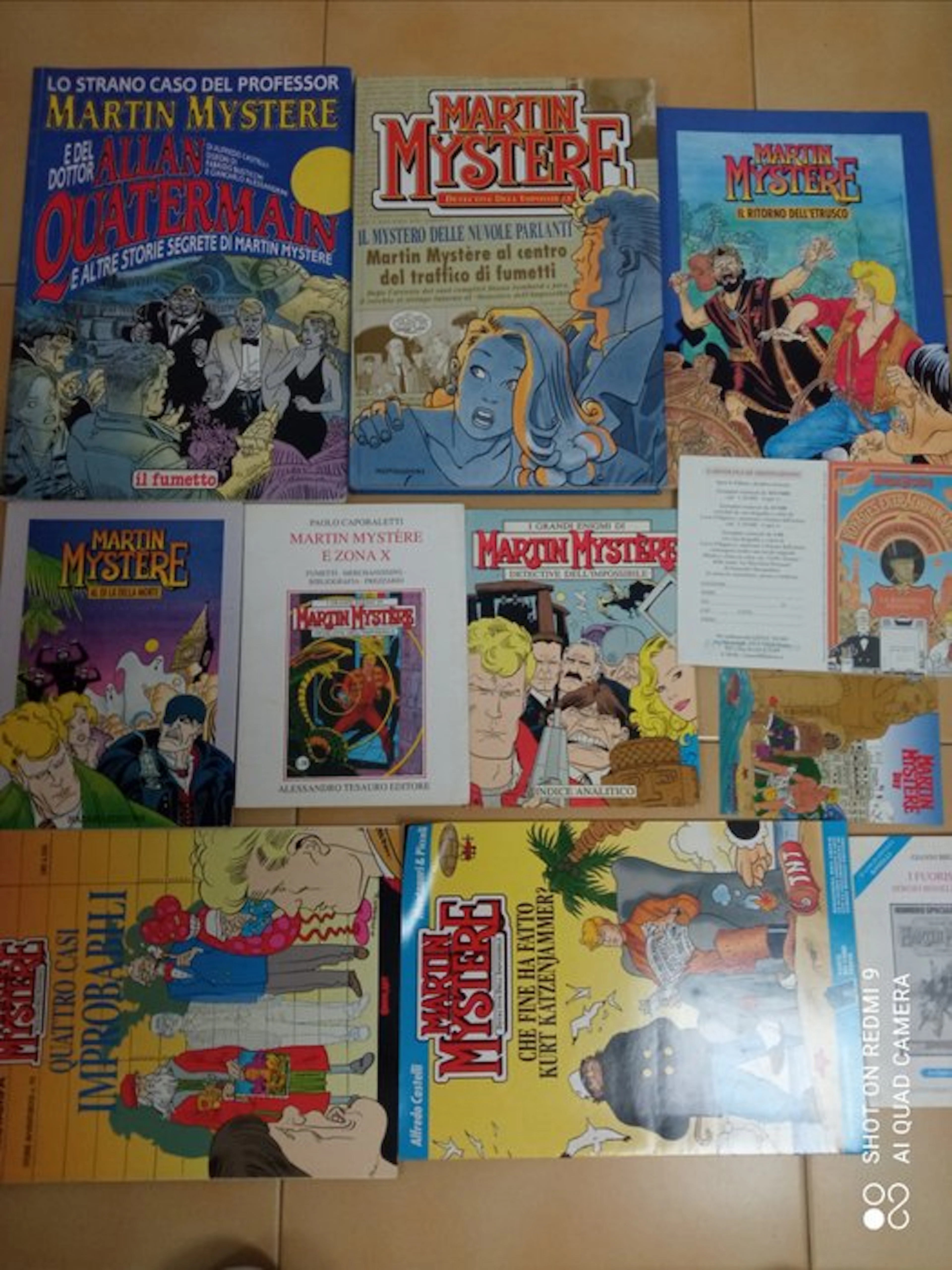 Martin Mystère volumi, curiositá e cartoline - 11 Comic - First edition