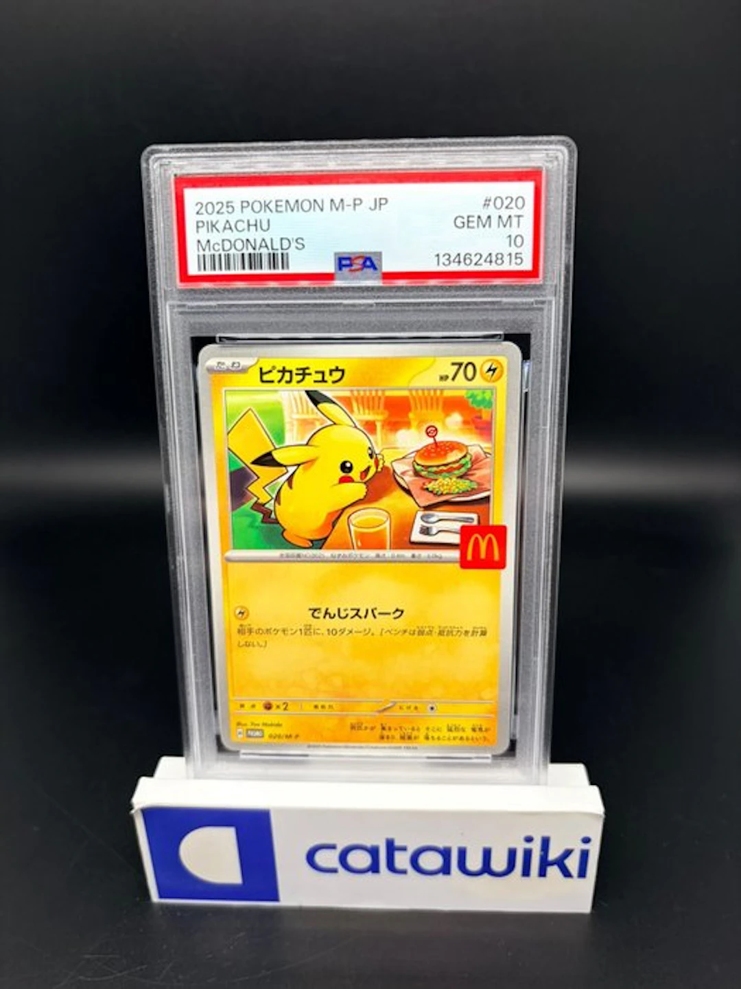 Pokémon - 1 Graded card - Pikachu 020 M-P PSA 10...