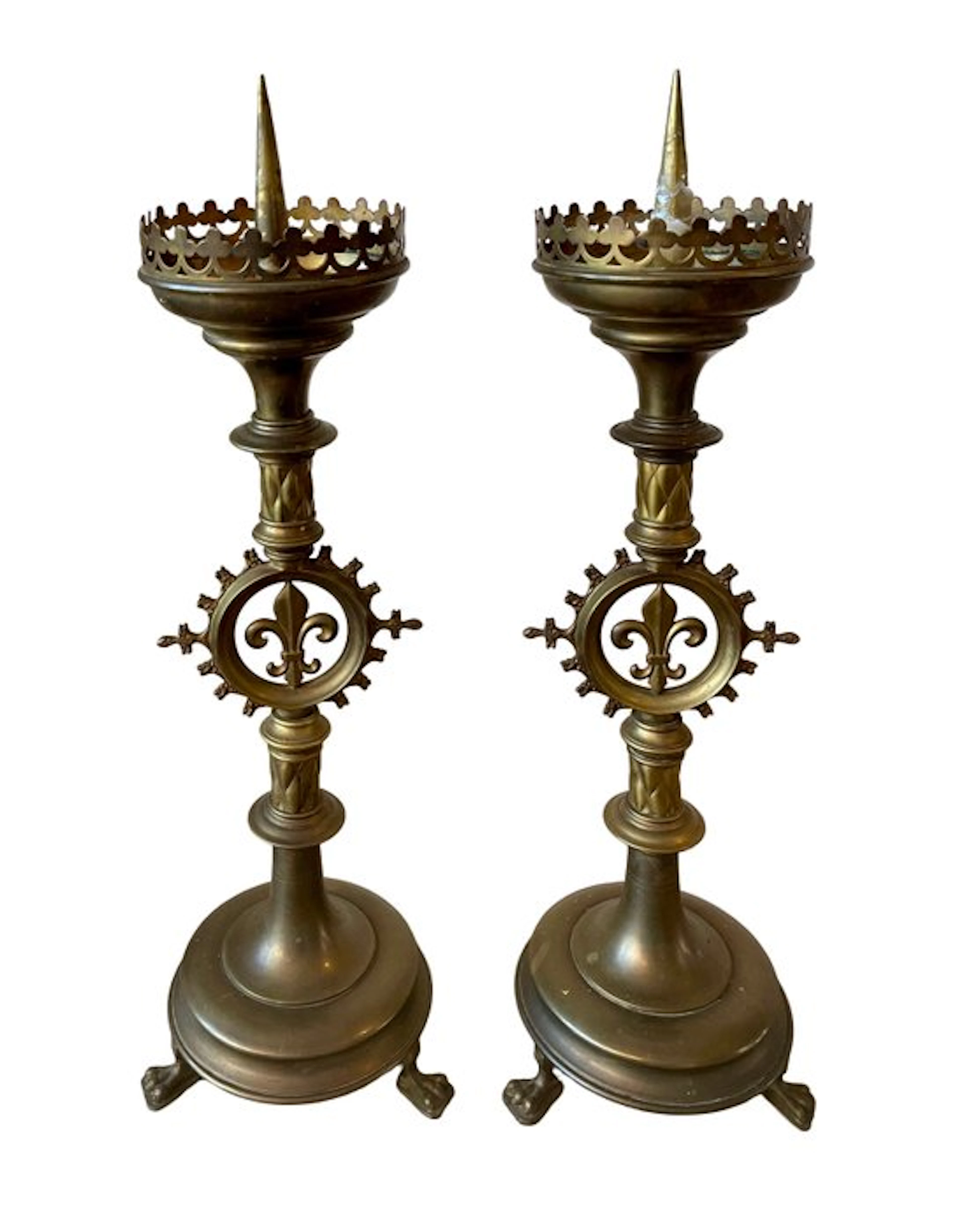 Christian objects (2) - Antique - Brass - 1900-1910...