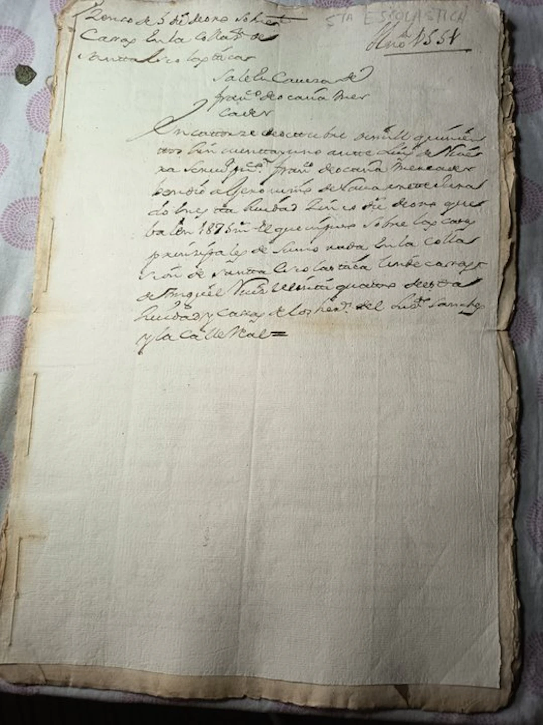 Spain - Document - 3 casas - 1551