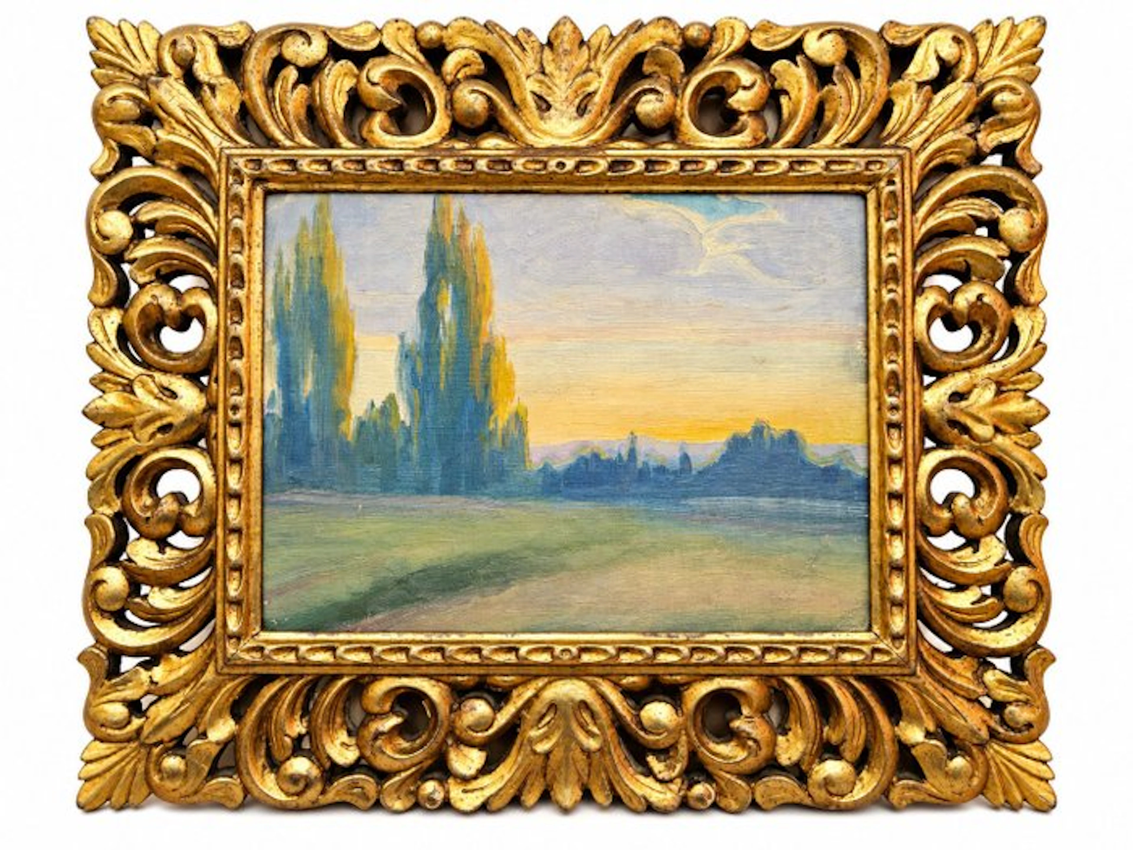 French Impressionist School (c.1910) - Twilight Landscape