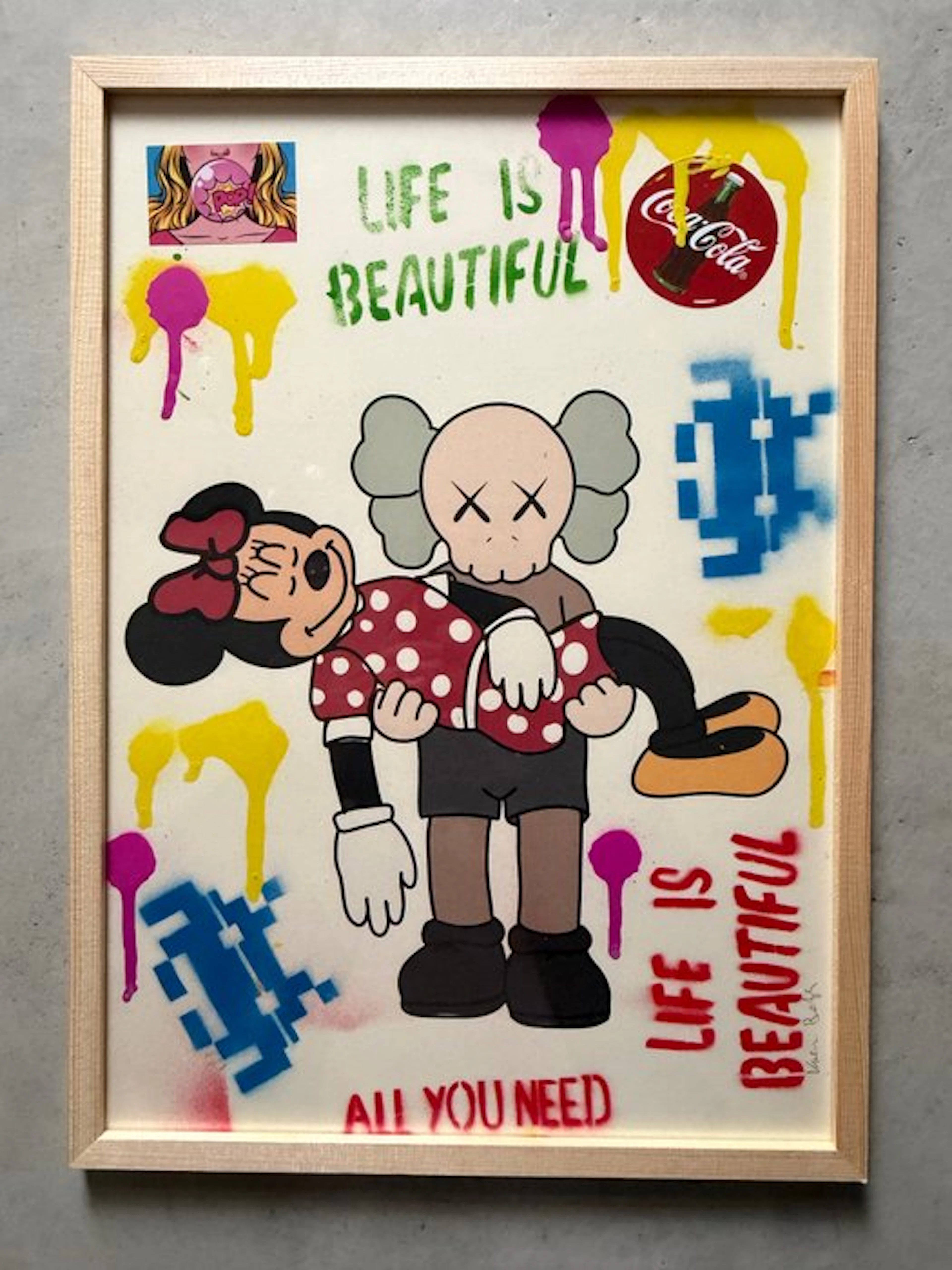 Koen Betjes (1992) - Tribute to Minnie Mouse x Street / POP (handfinished)
